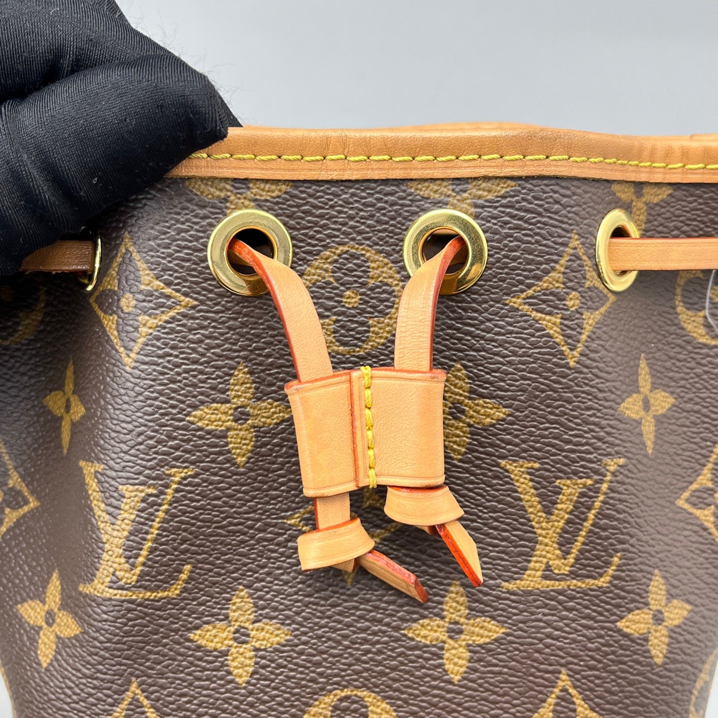 Louis Vuitton - Nano Noé - Monogram coated canvas with Vachetta leather trim - Brown - (mini)