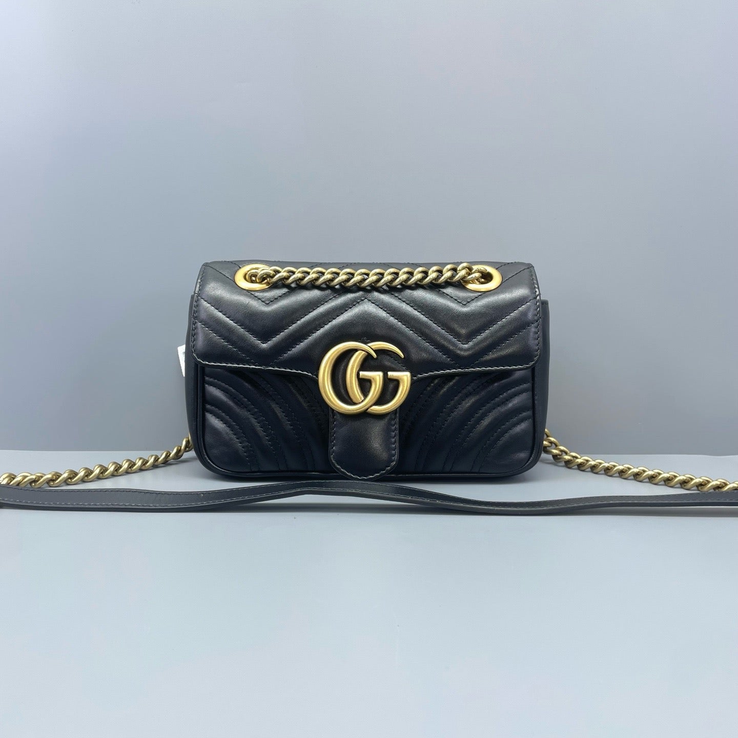 Gucci - Marmont 22 - Leather - Black - (small)
