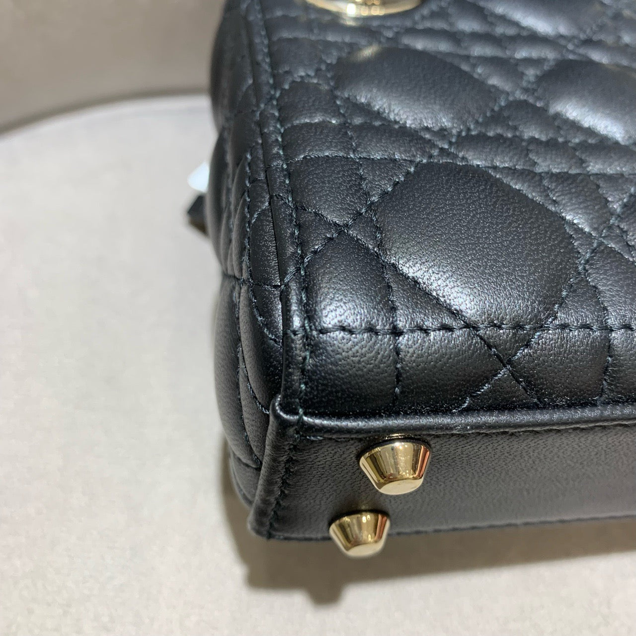 Dior - Lady Dior Supermini - Lambskin leather - Black - (mini)