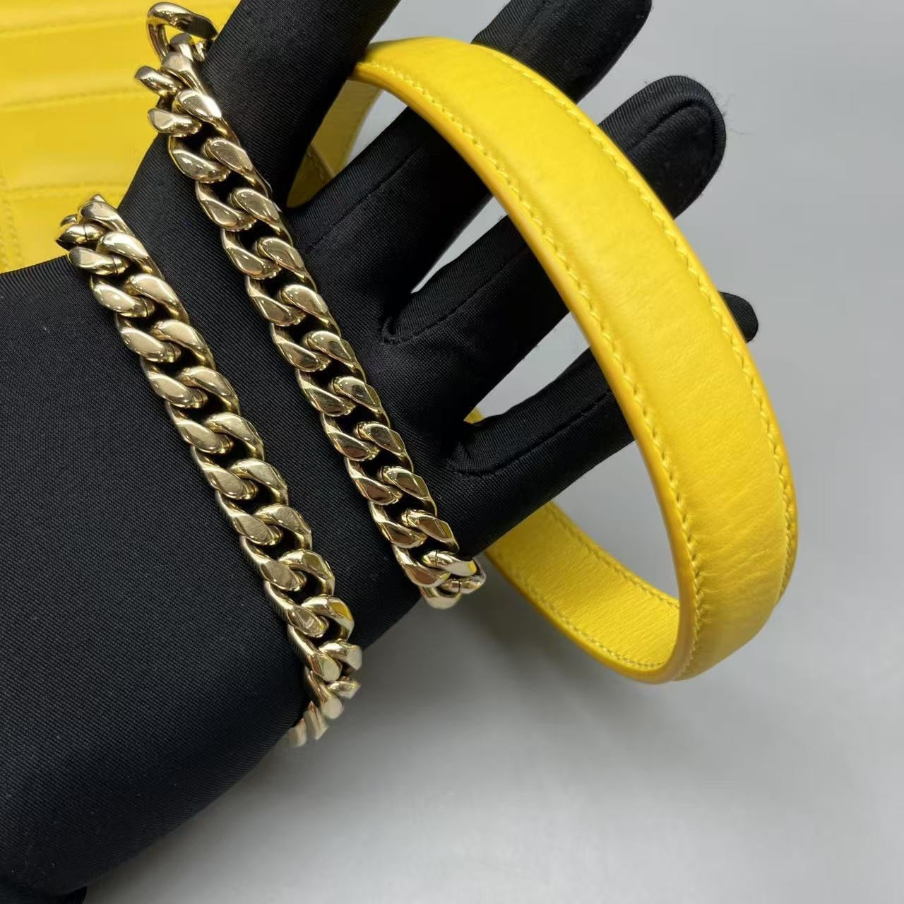 Bvlgari - Serpenti Forever Padded Shoulder Bag - Leather - Yellow - (mini)