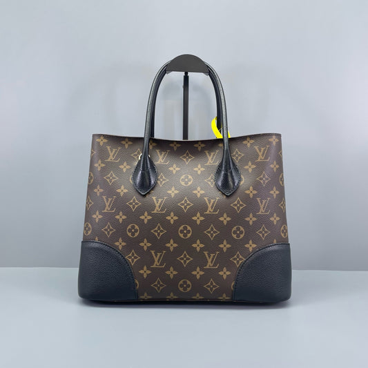 Louis Vuitton - Flandrin - Monogram coated canvas with black grained leather trim - Brown and Black - (Medium)