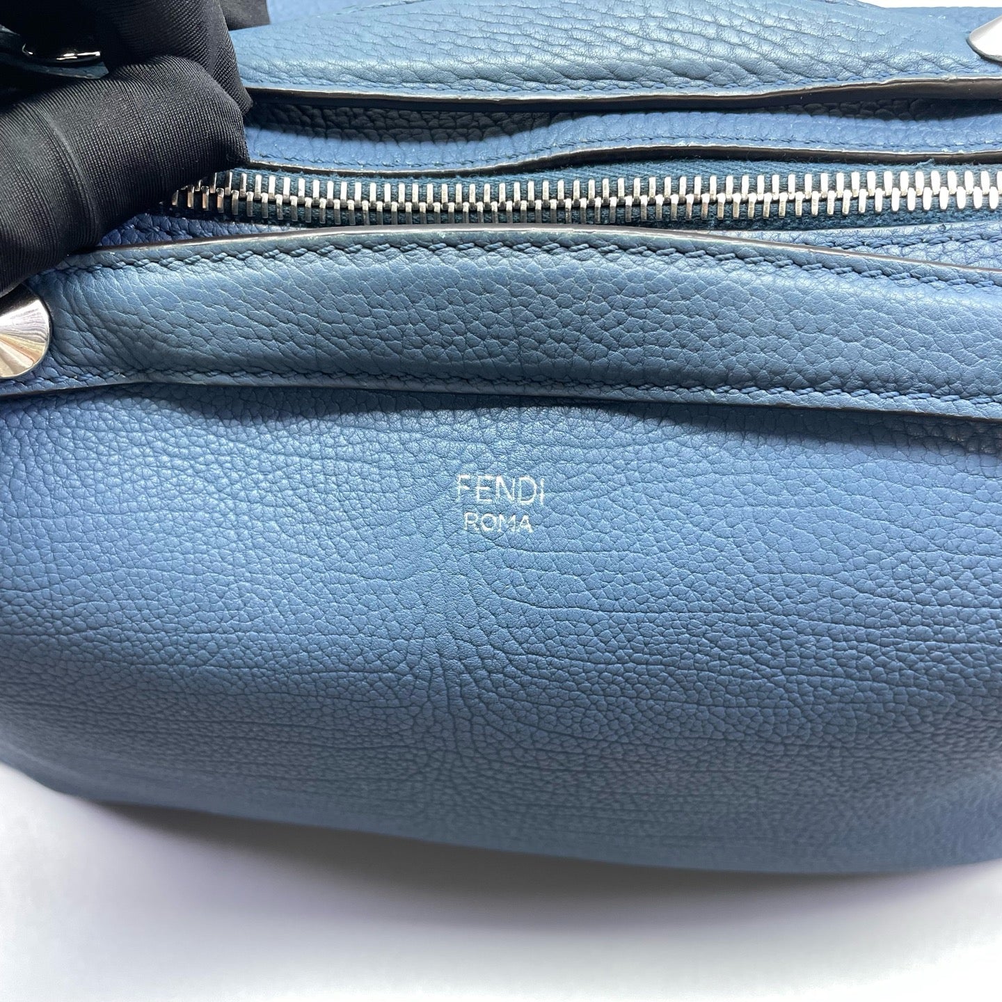 Fendi - By The Way - Grained leather - Blue - (medium)