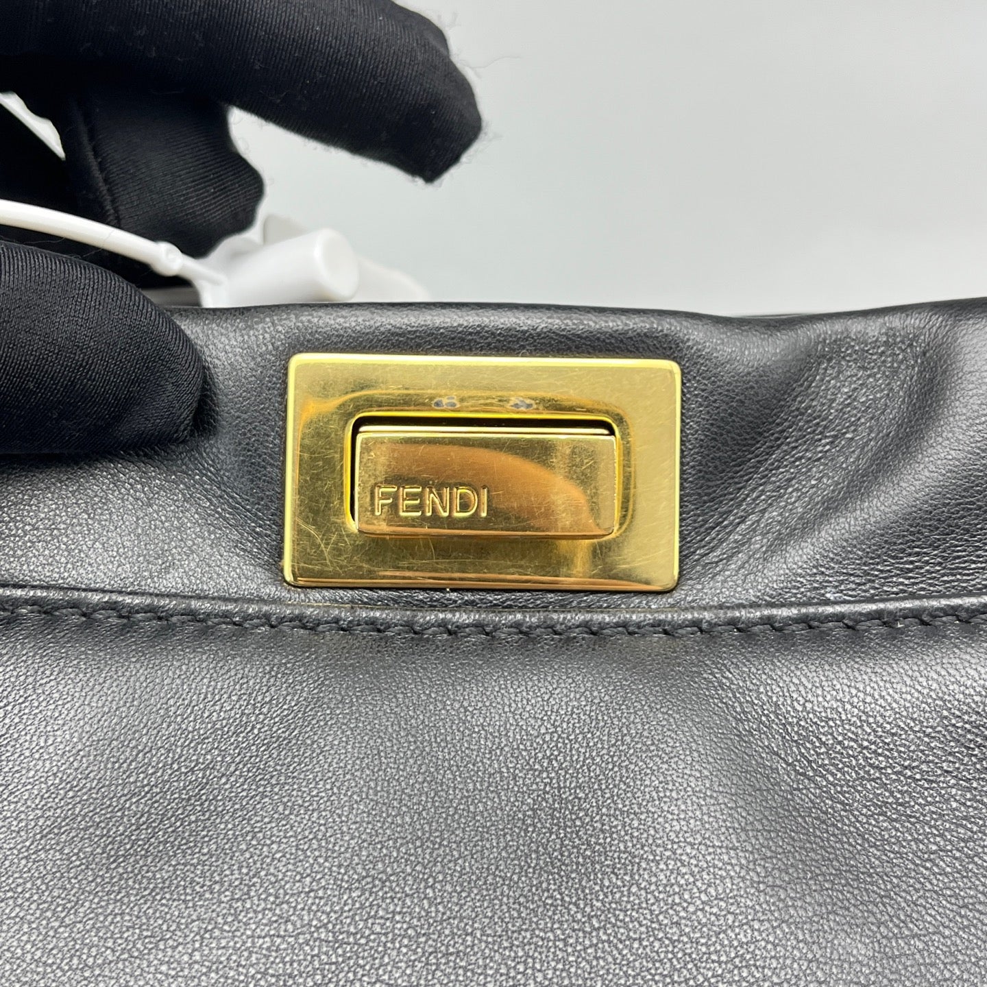 Fendi - Peekaboo Small - Leather - Black - (Small)