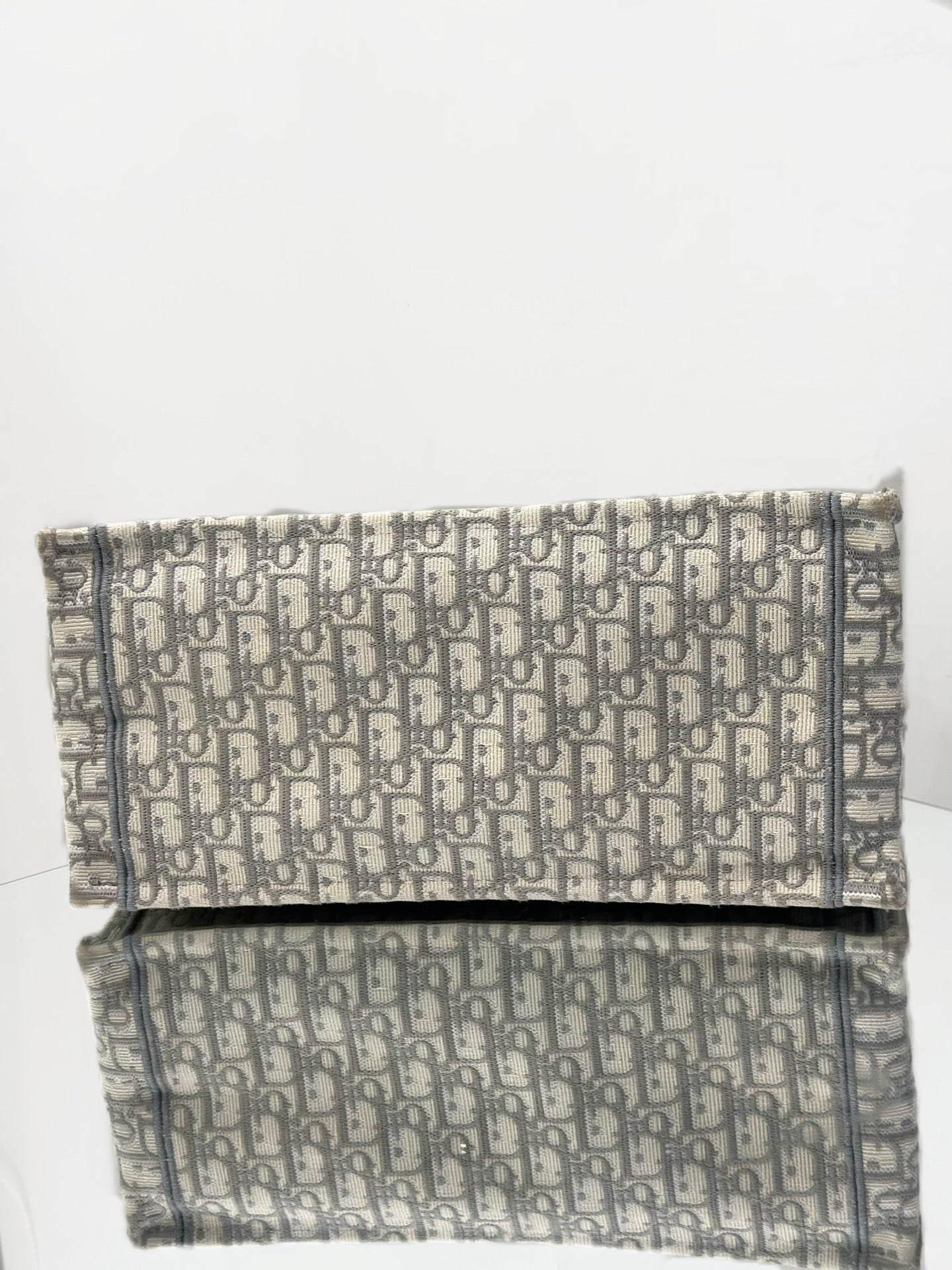 Dior - Book Tote - Oblique Jacquard Canvas - Grey - (medium)