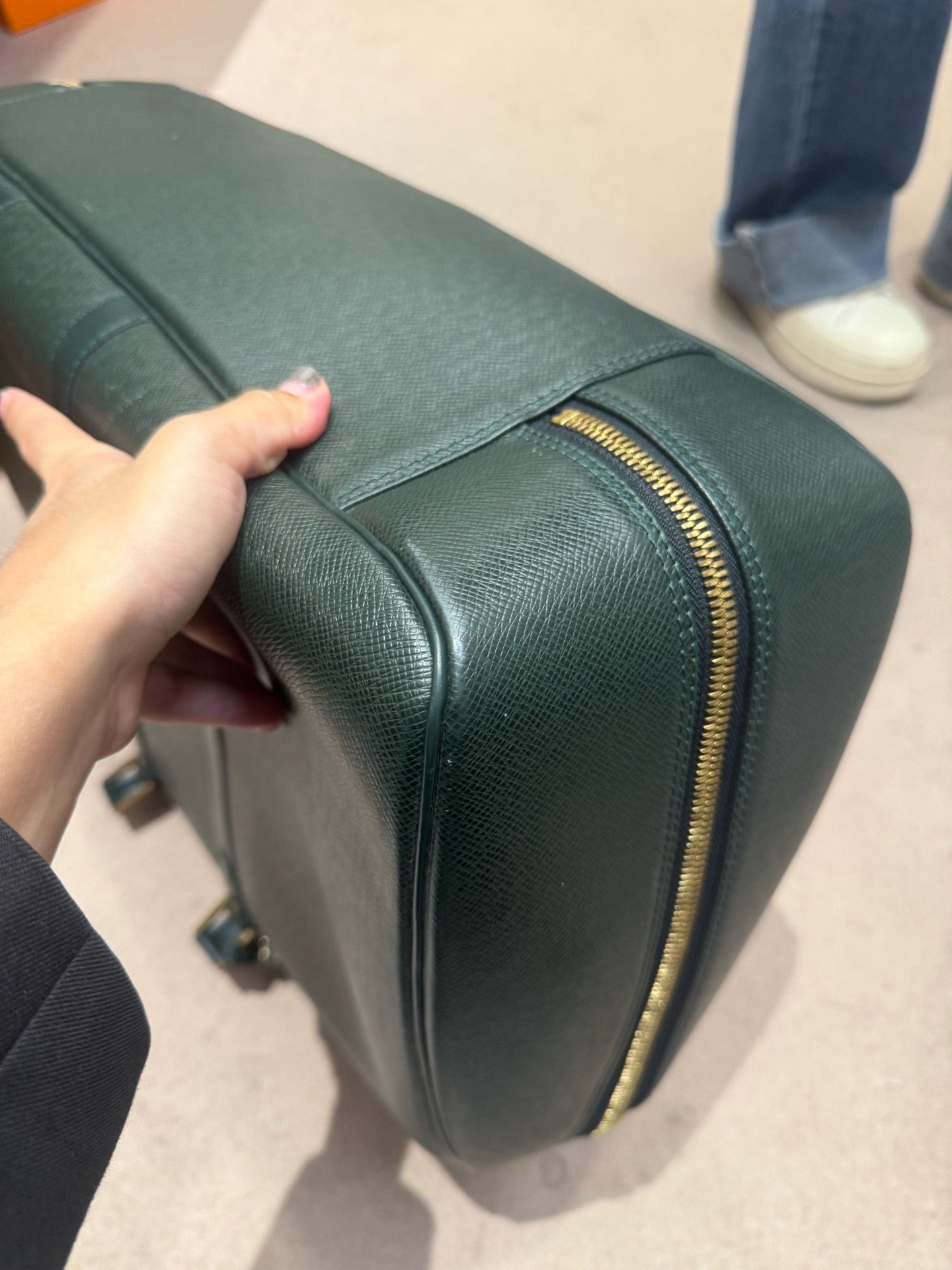 Louis Vuitton - Kendall Boston Bag - Taiga leather - Green - (Large)