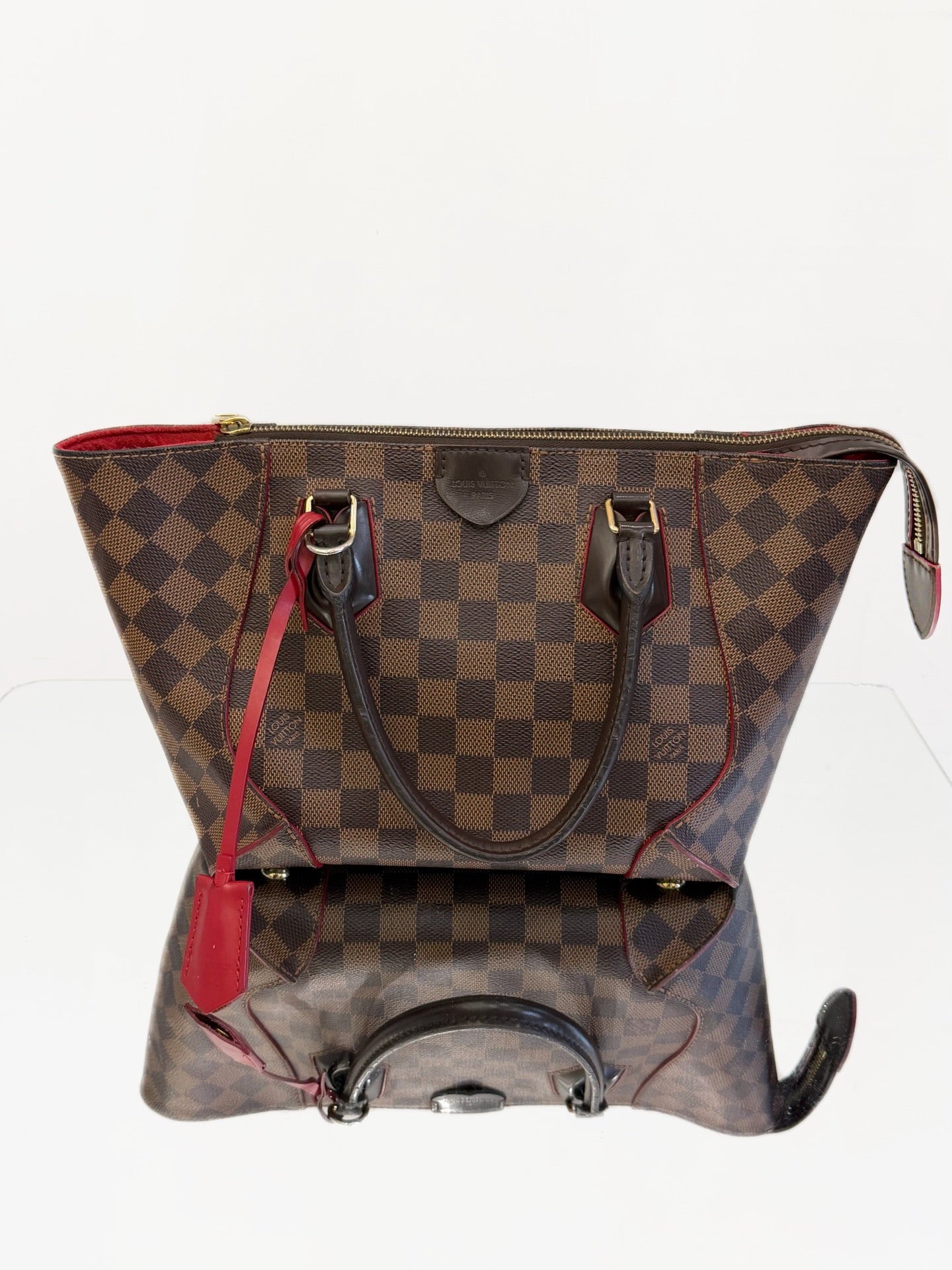 Louis Vuitton - Pallas BB - Damier Ebene coated canvas with leather trim - Brown - (mini)