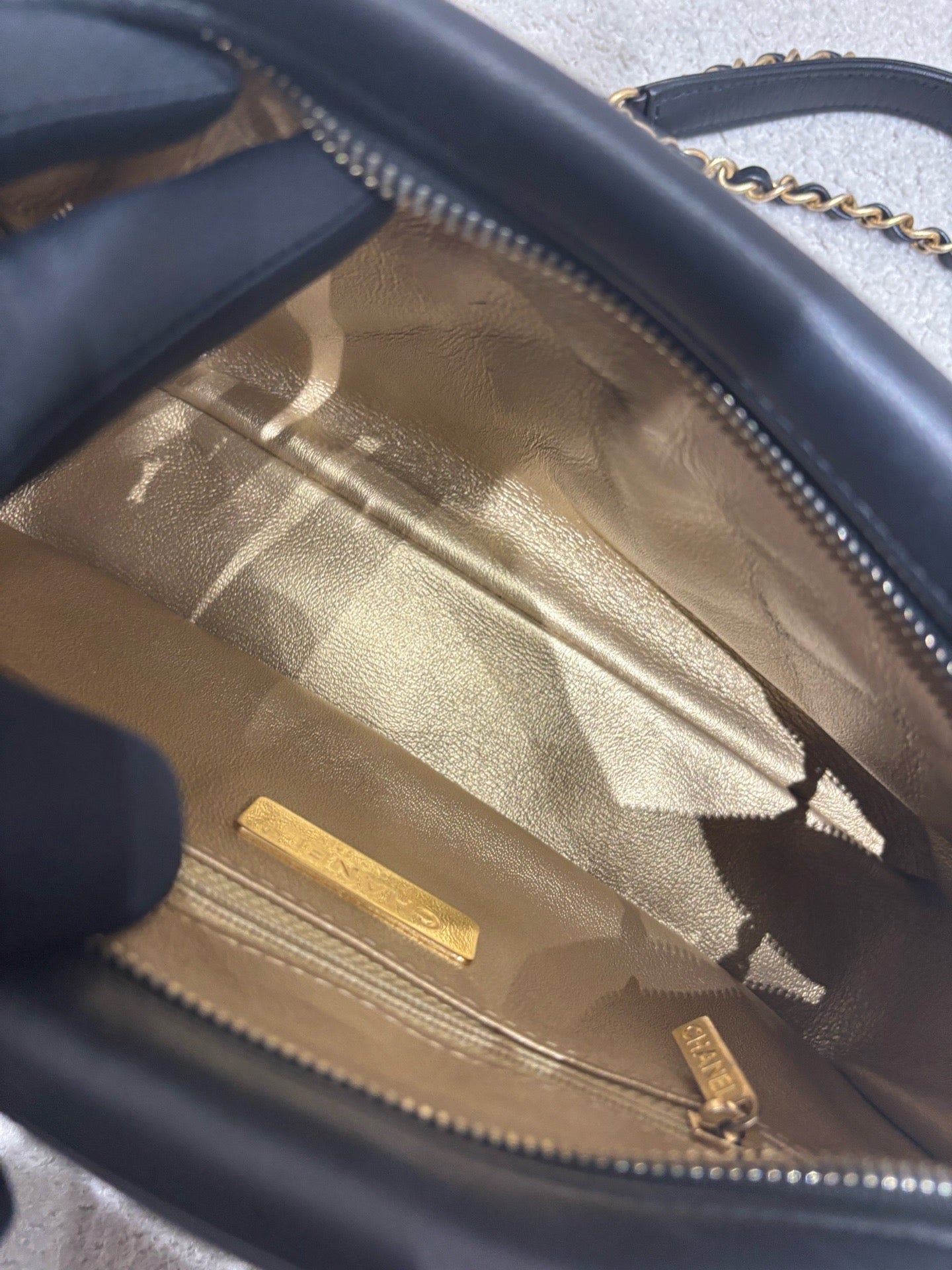 Chanel - Egypt Series Camera Bag - Lambskin leather - Black - (small)