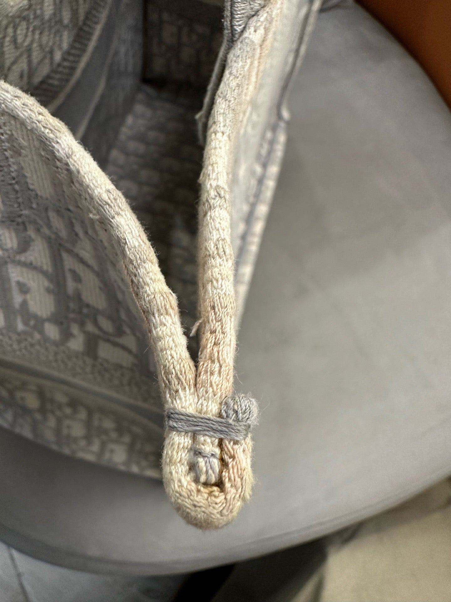 Dior - Book Tote - Oblique Jacquard Canvas - Grey - (medium)
