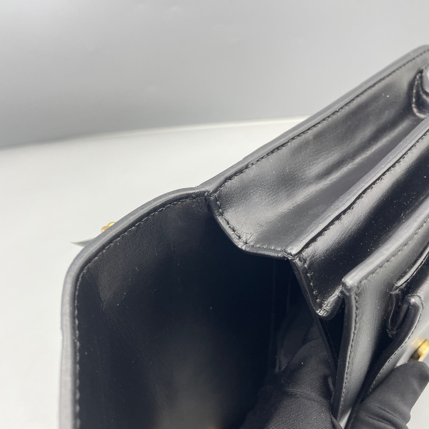 Saint Laurent - Sunset Medium - Leather - Black - (medium)