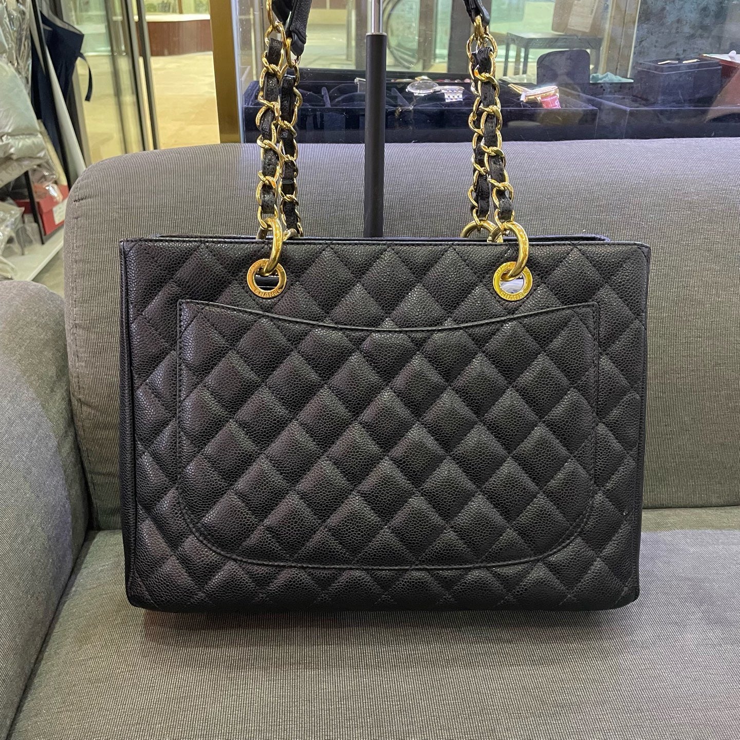 Chanel - Grand Shopping Tote (GST) - Caviar leather - Black - (Large)