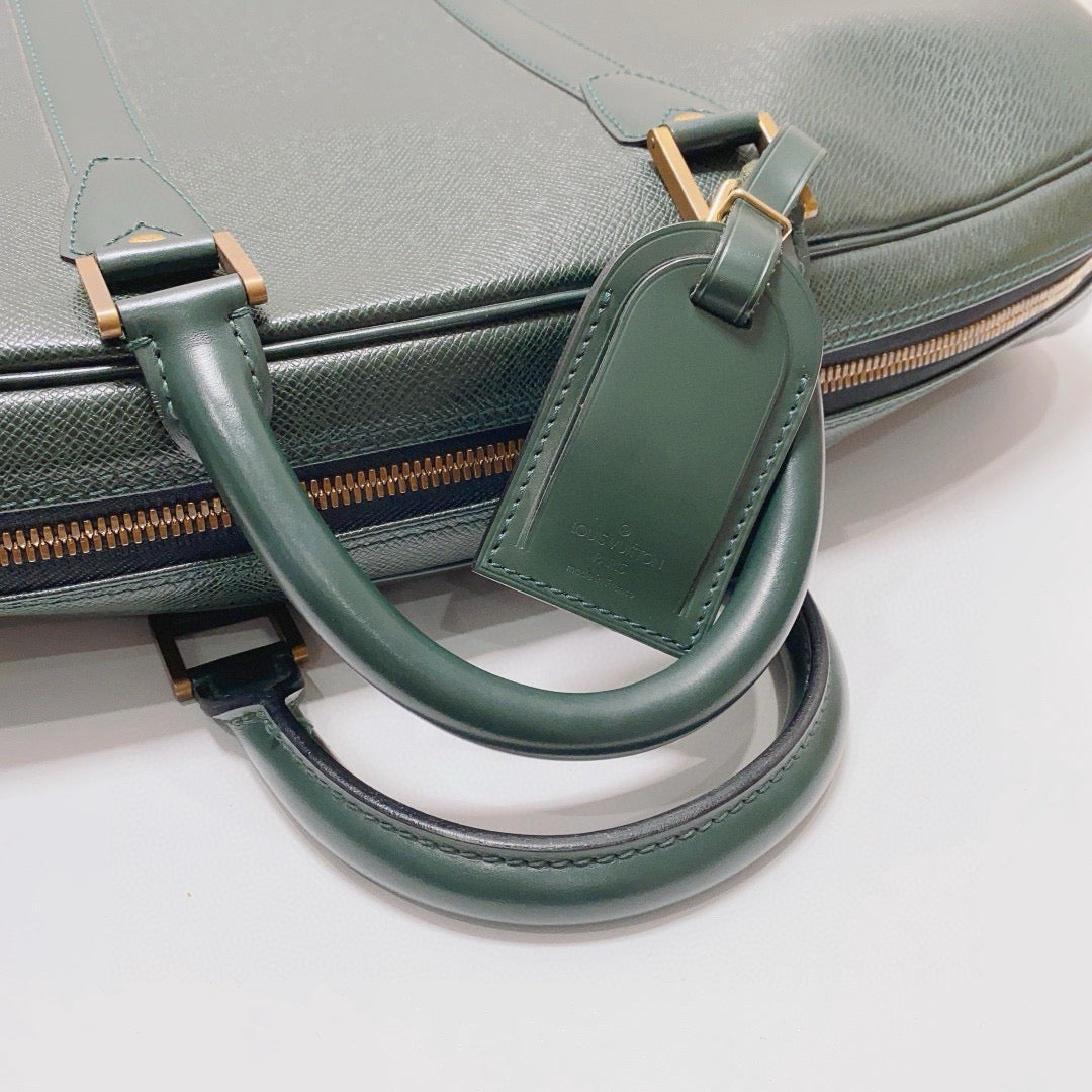 Louis Vuitton - Kendall Boston Bag - Taiga leather - Green - (Large)