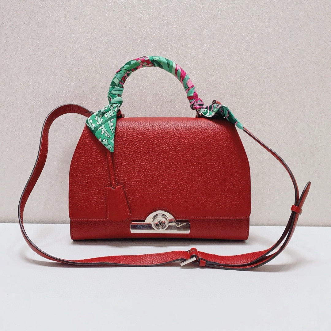 Moynat - Rejane - Grained calfskin leather - Red - (Medium)