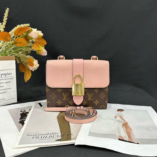 Louis Vuitton - Pochette Métis BB - Monogram coated canvas and leather - Brown and Pink - (Mini)