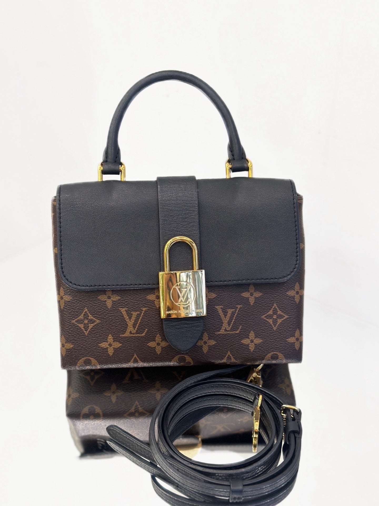 Louis Vuitton - Locky BB - Monogram coated canvas and leather - Brown and Black - (Mini)