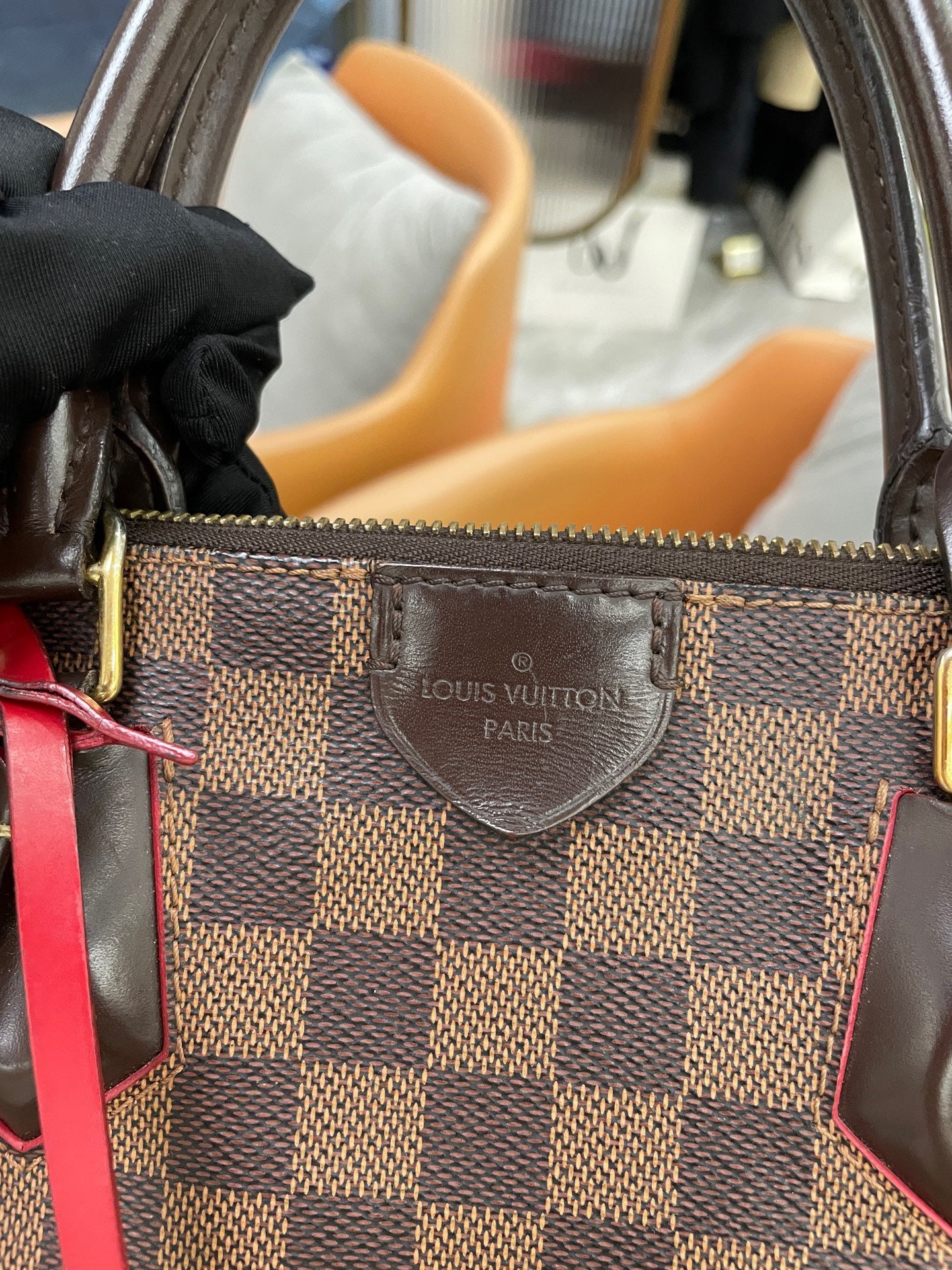 Louis Vuitton - Pallas BB - Damier Ebene coated canvas with leather trim - Brown - (mini)