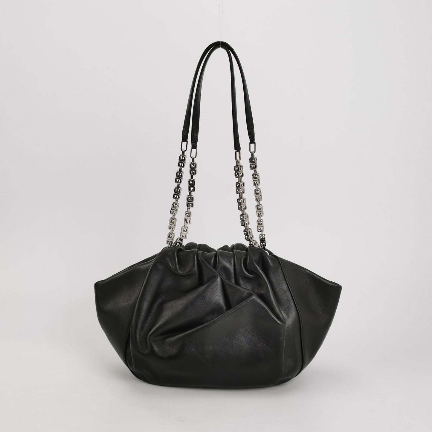 Givenchy - Kenny Soft Hobo Bag - Sheep leather exterior, cow leather lining - Black - (Medium)
