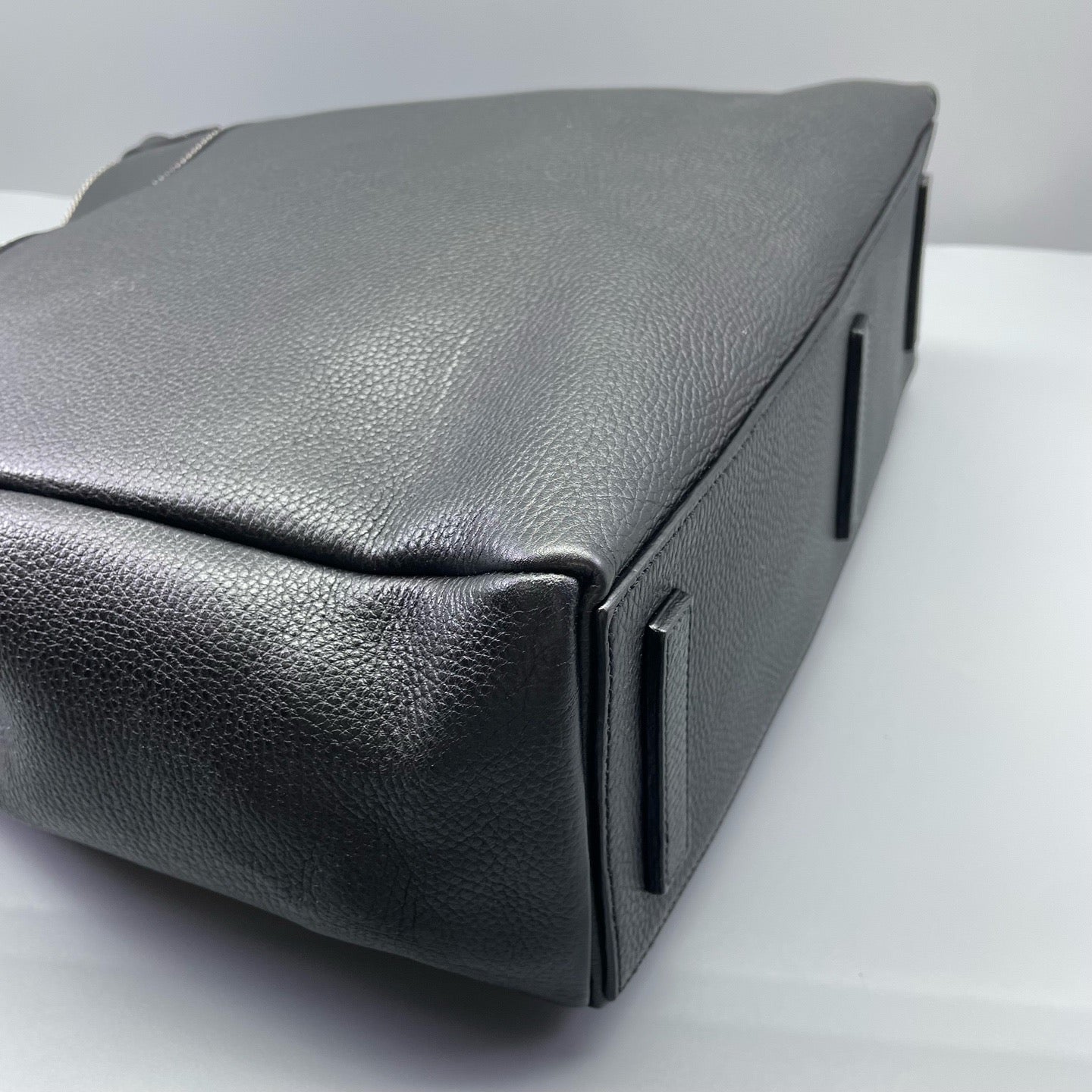Loewe - Tote Shoulder Bag L6753 - Grained leather - Black - (Large)