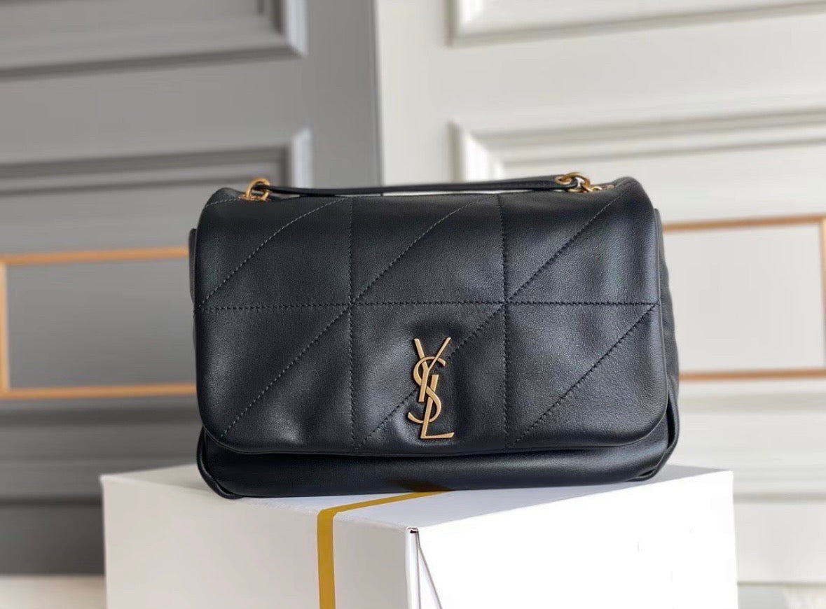 Saint Laurent - Jamie Medium - Leather - Black - (medium)