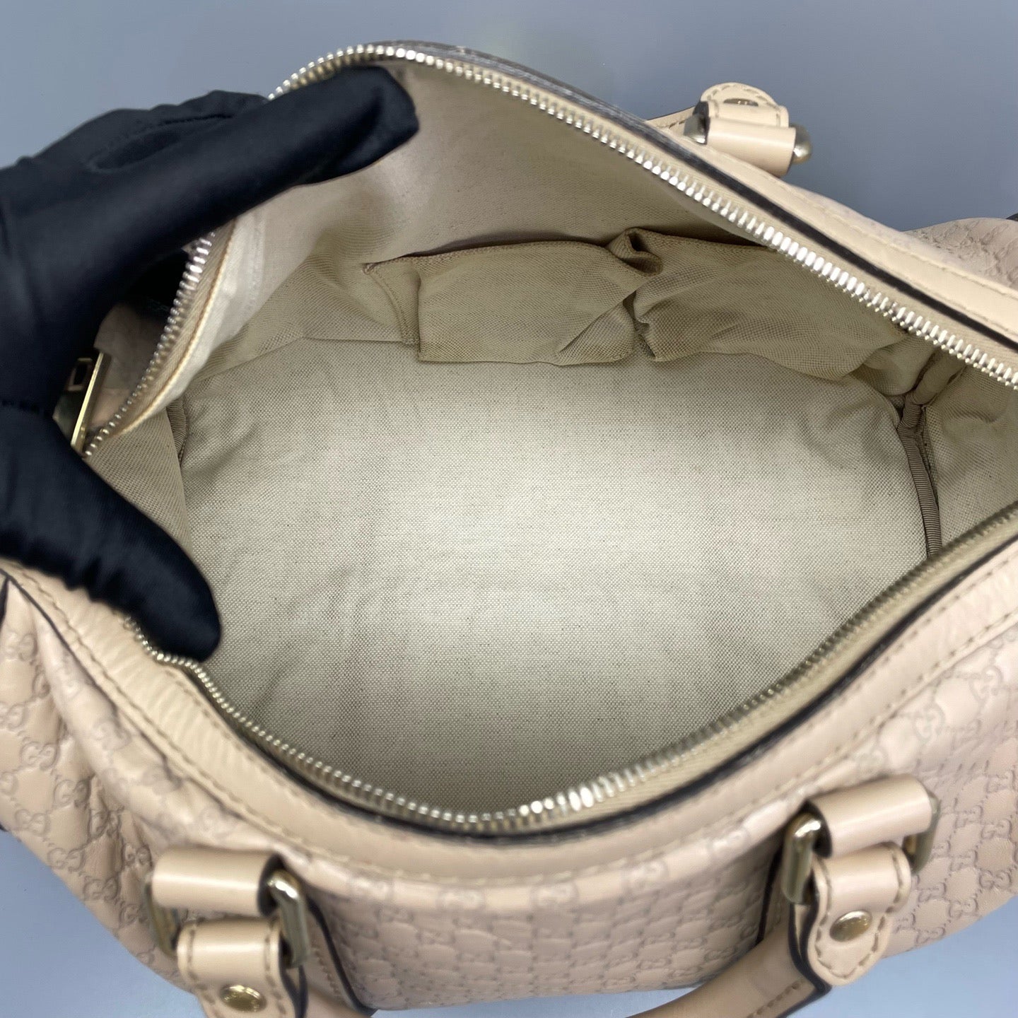Gucci - Boston Pillow Bag - Leather - Beige - (medium)