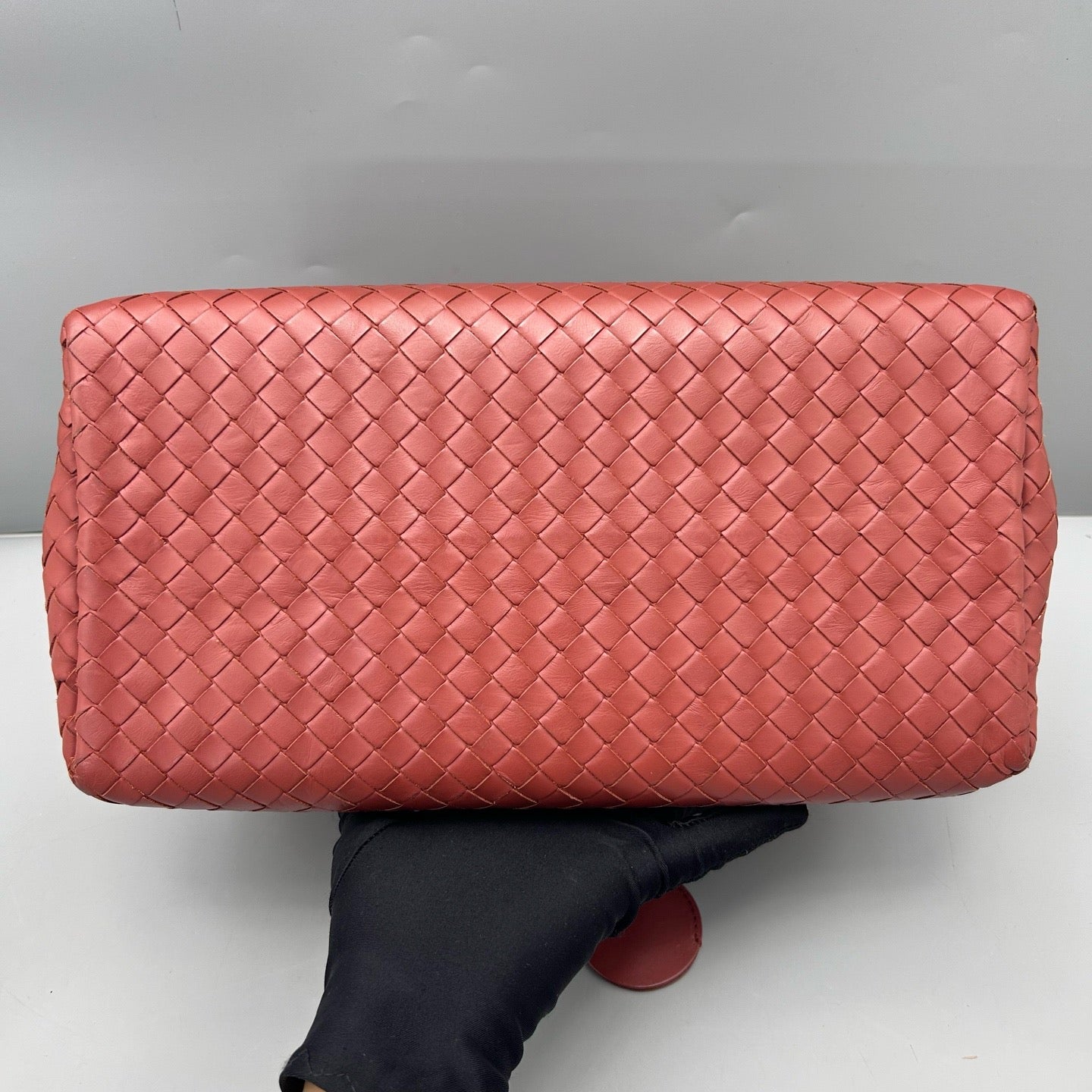 Bottega Veneta - Roma - Lambskin leather - Brick Red - (Medium)