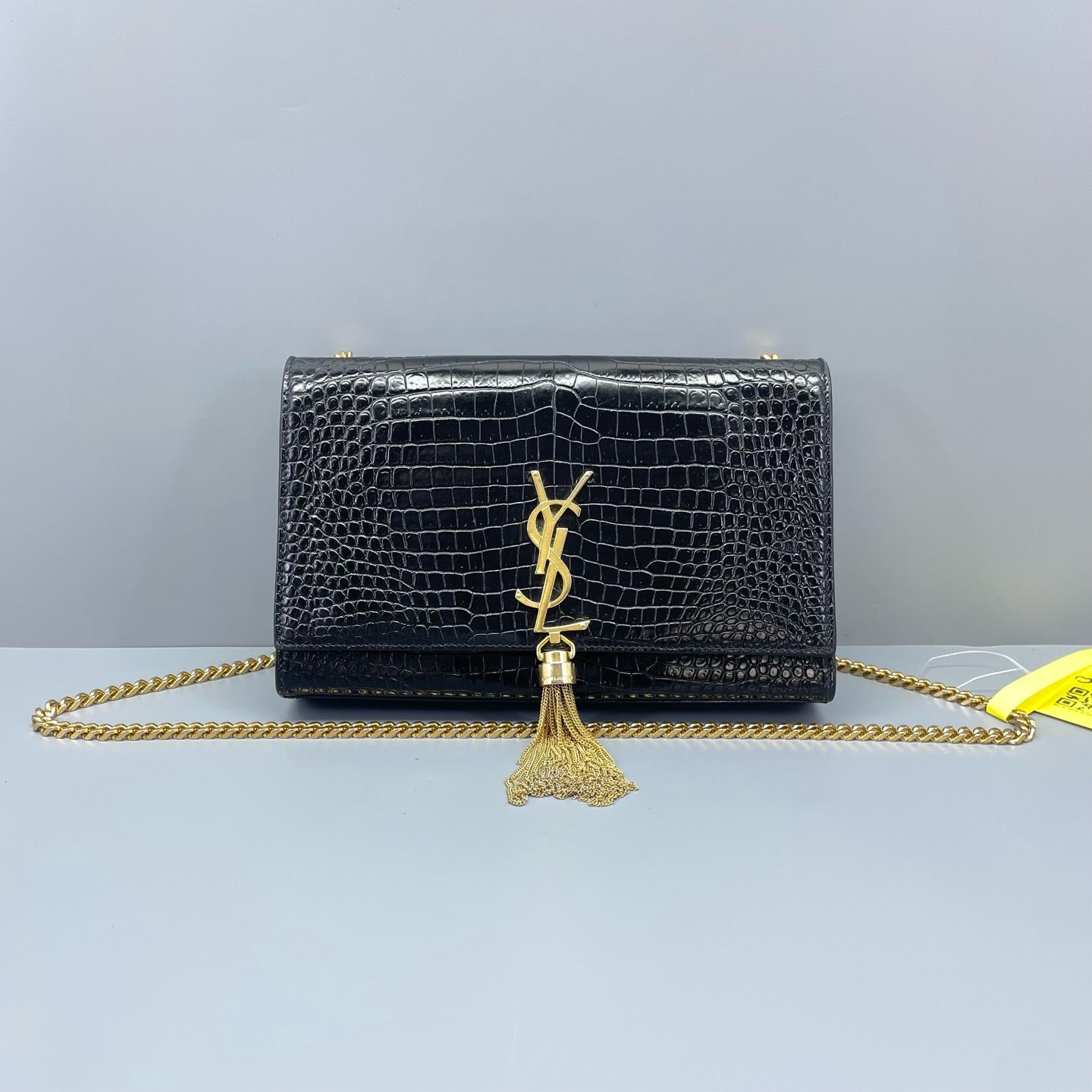 Saint Laurent - Kate Medium Tassel Bag - Leather - Black - (Medium)