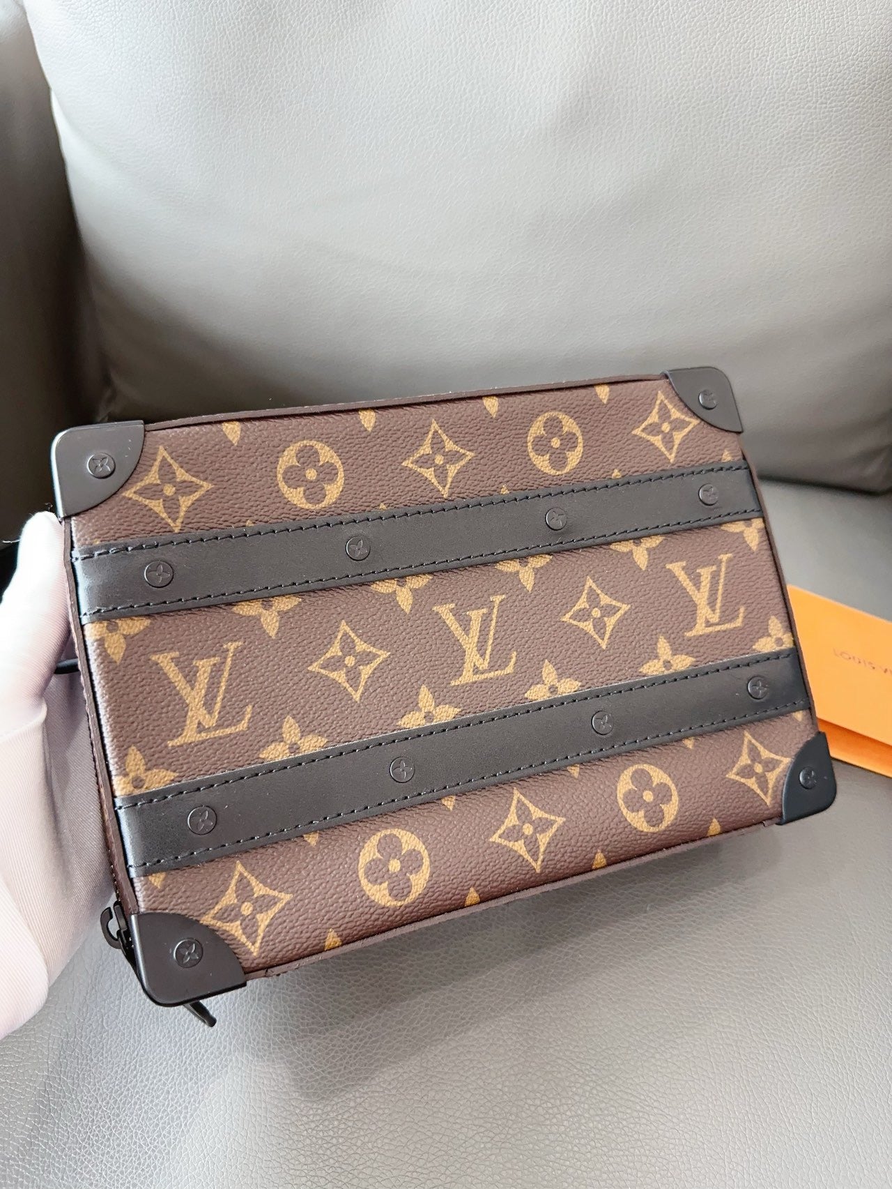 Louis Vuitton - Trunk Box - Monogram coated canvas and cowhide leather - Brown - (small)