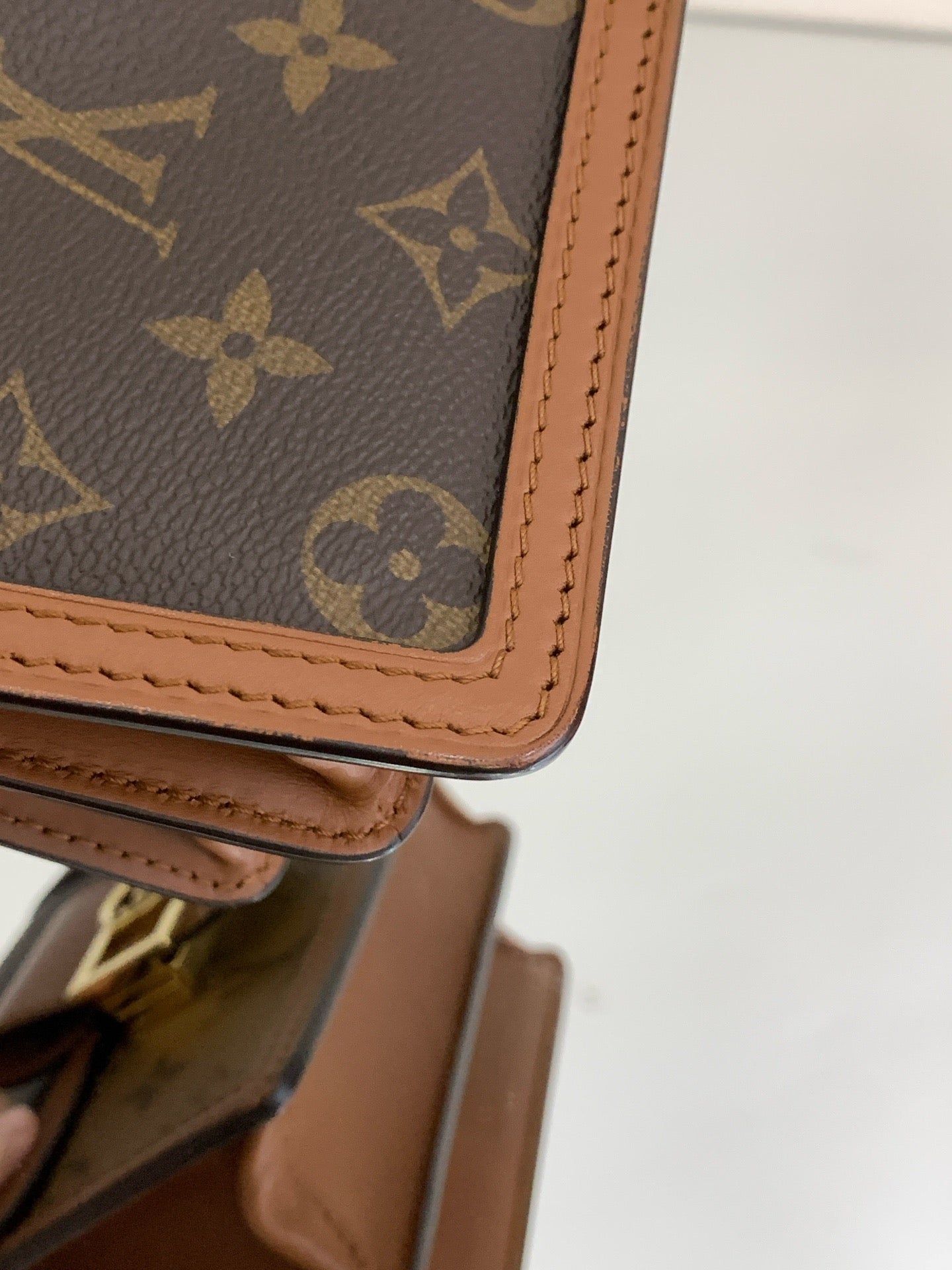 Louis Vuitton - Mini Dauphine - Monogram Canvas with natural cowhide leather trim - Brown - (mini)