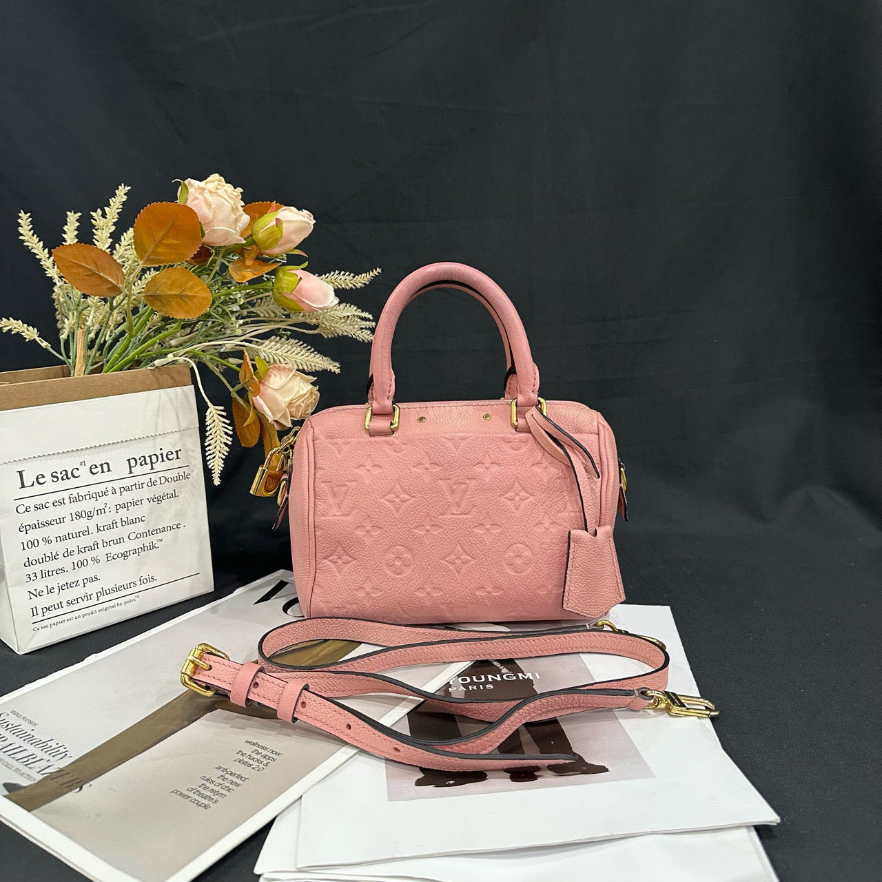 Louis Vuitton - Speedy 20 - Leather - Pink - (mini)