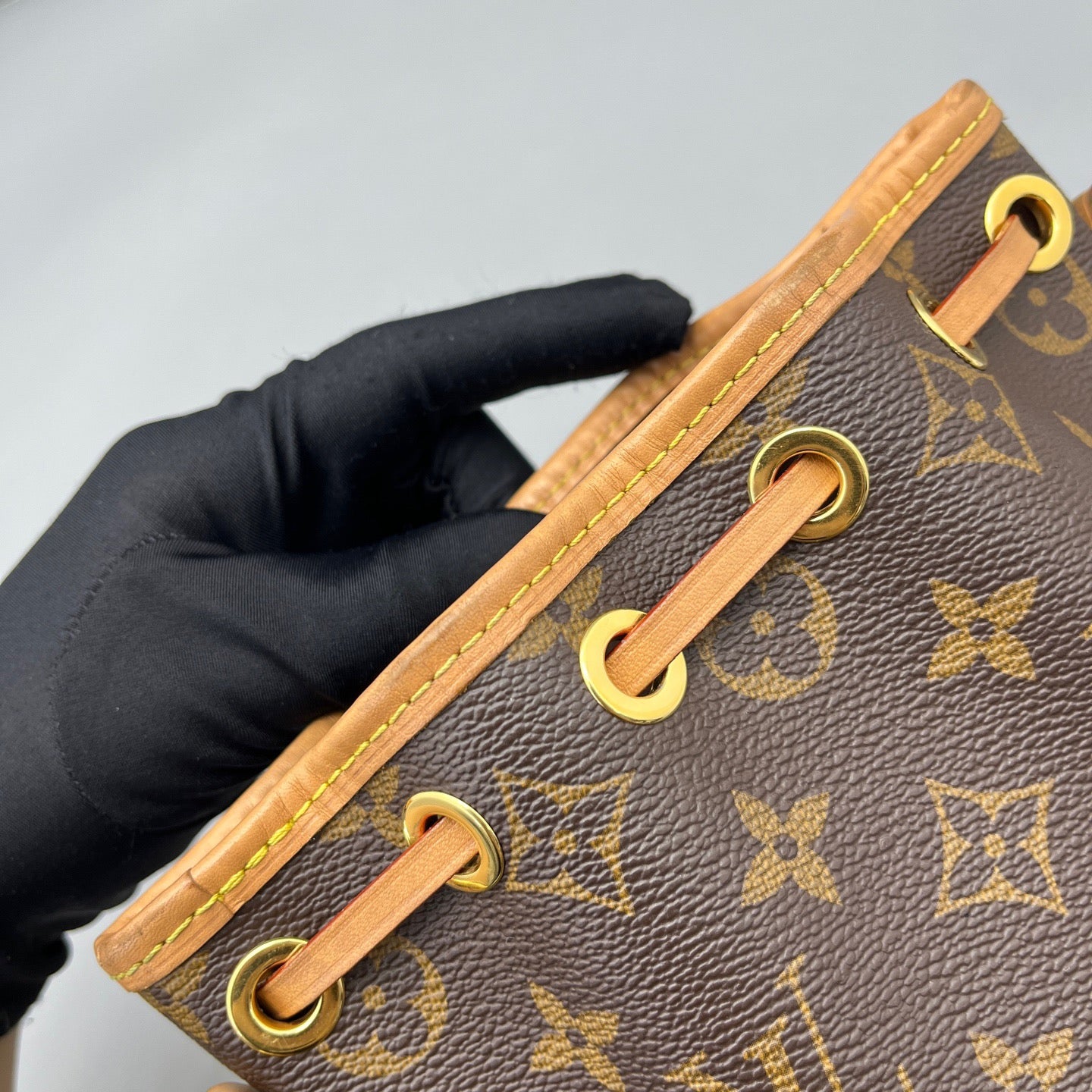 Louis Vuitton - Nano Noé - Monogram coated canvas with Vachetta leather trim - Brown - (mini)