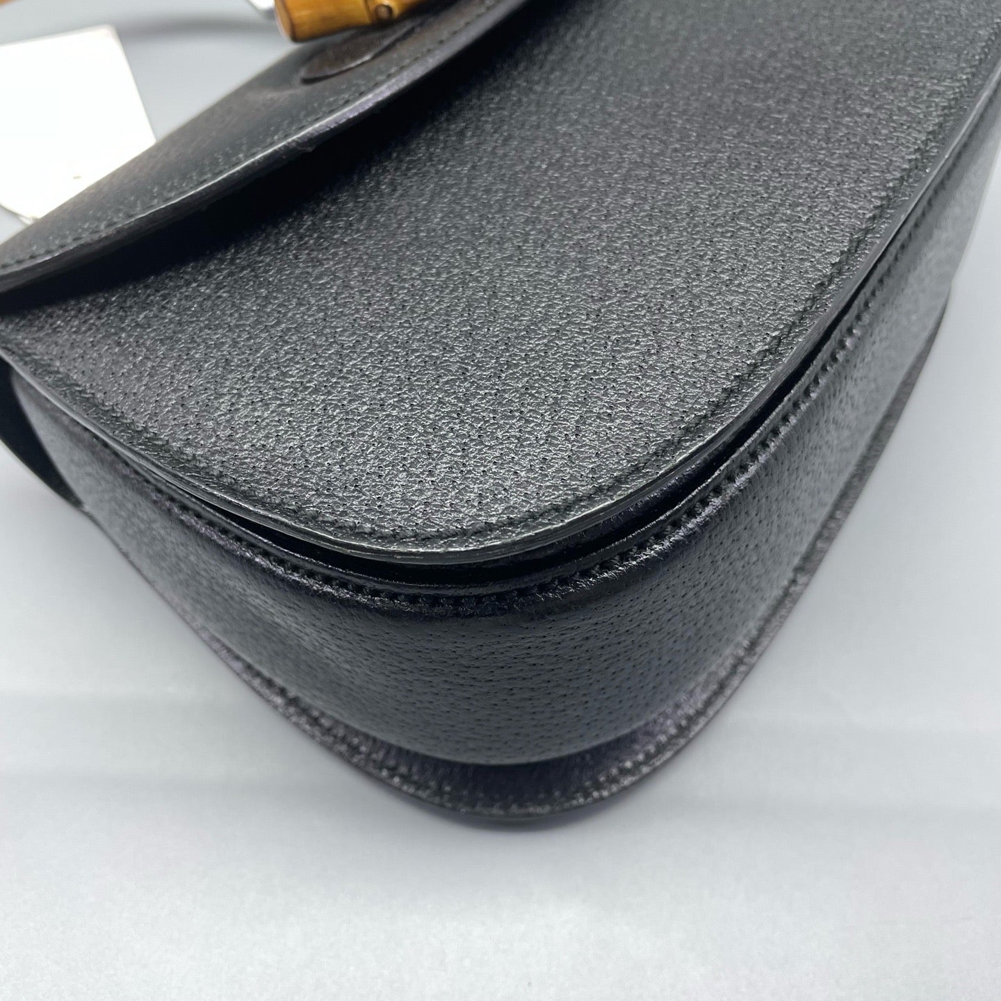 Gucci - Diana Bamboo Top Handle Shoulder Bag - Grained leather - Black - (mini)