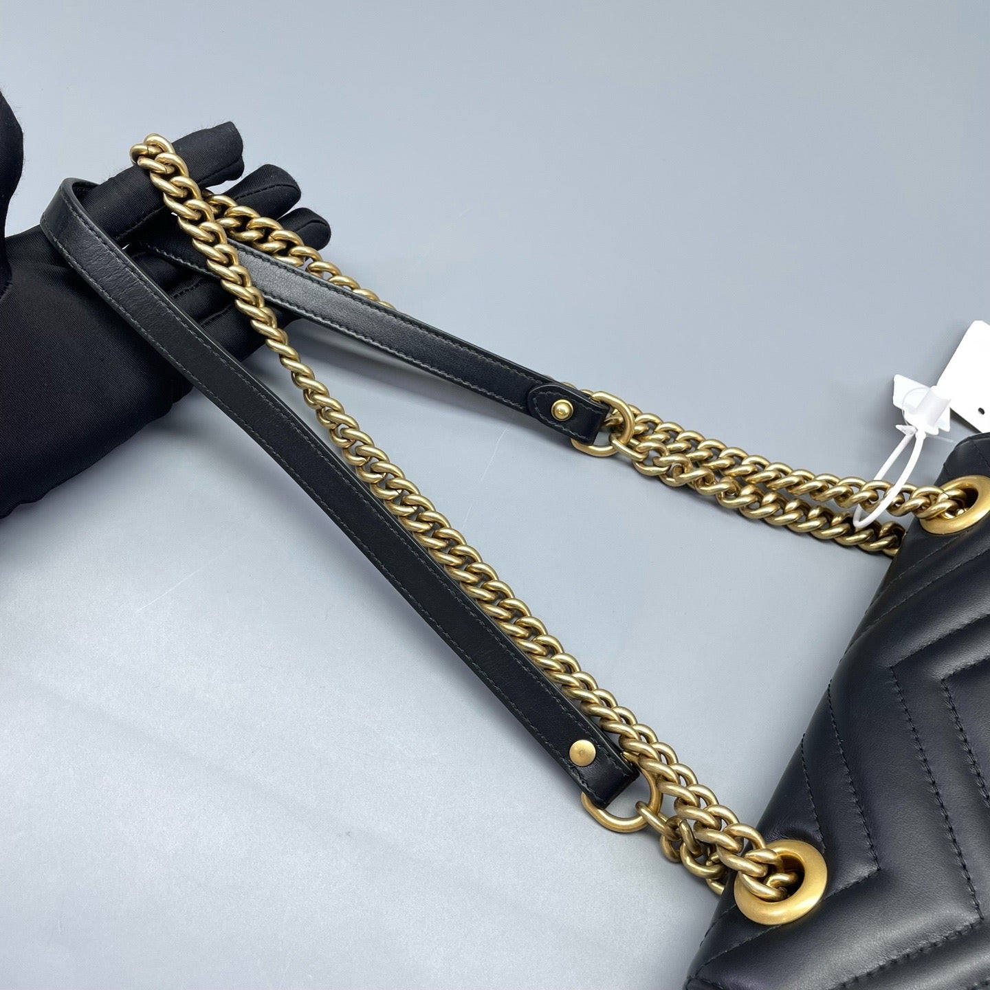 Gucci - GG Marmont Matelasse Mini Bag - Leather - Black - (mini)