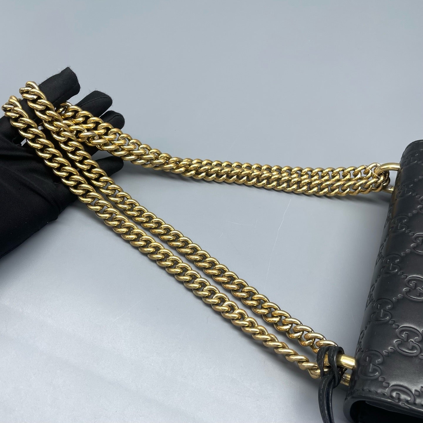 Gucci - Padlock - Leather - Black - (small)