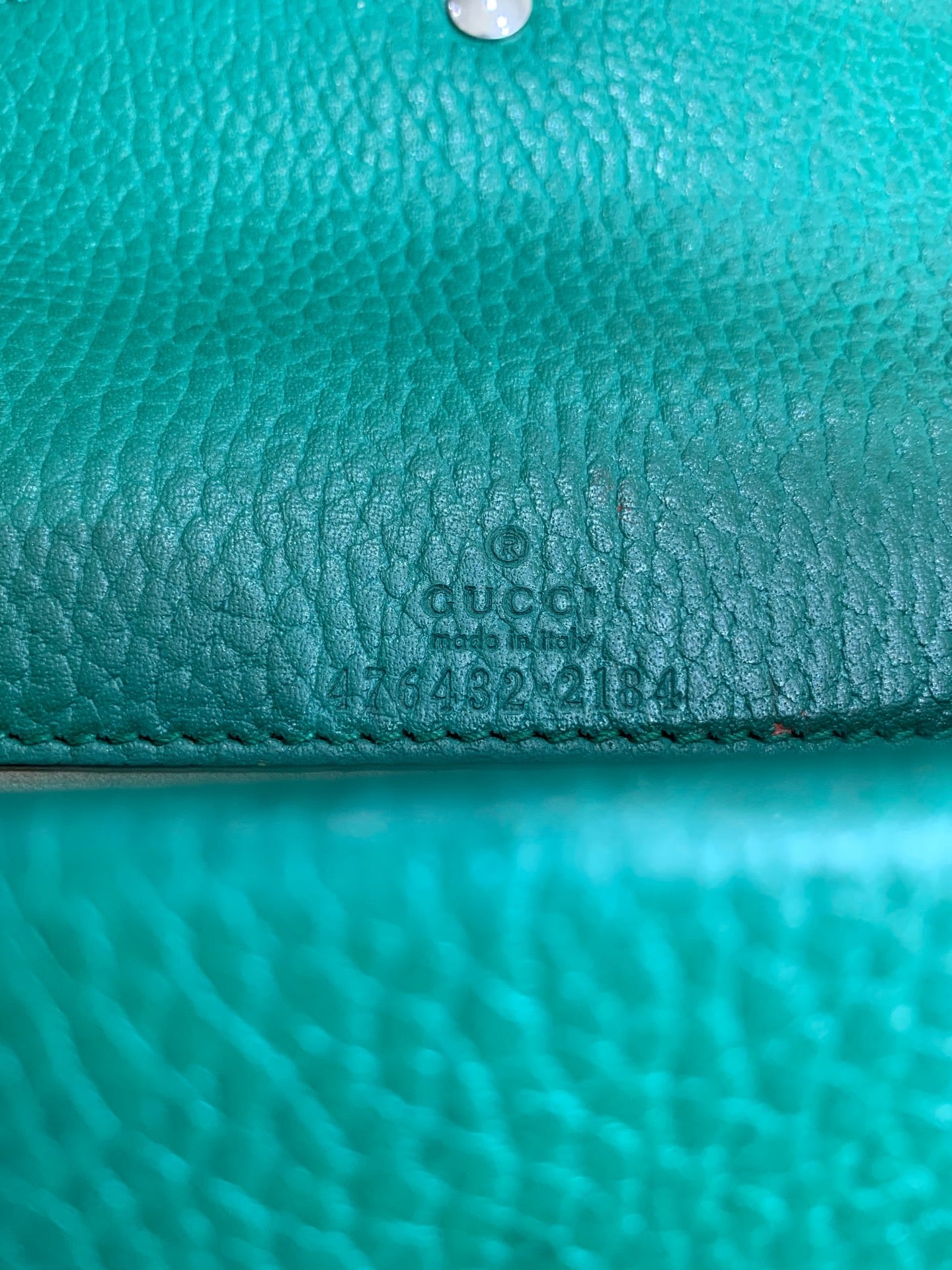 Gucci - Dionysus Supermini Chain Bag - Pebbled leather - Emerald Green - (mini)