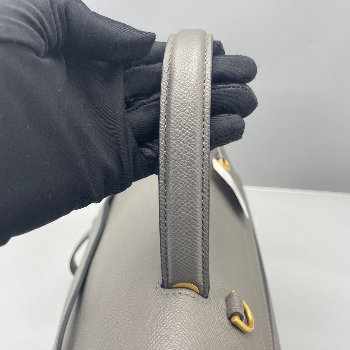 Celine - Belt Bag Medium - Grained leather - Grey - (Medium)