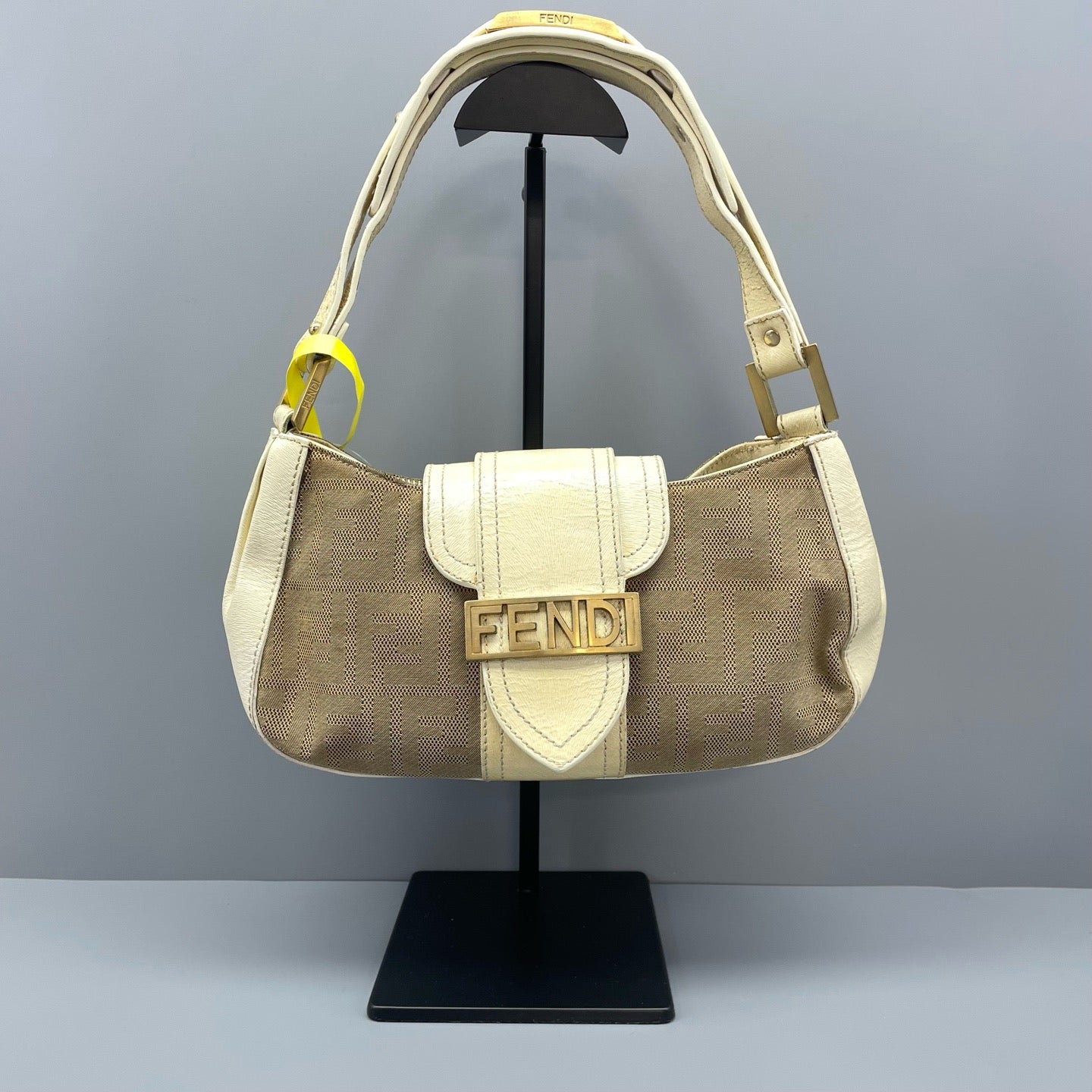 Fendi - Vintage Shoulder Bag - Canvas and Patent leather - Multicolour - (small)