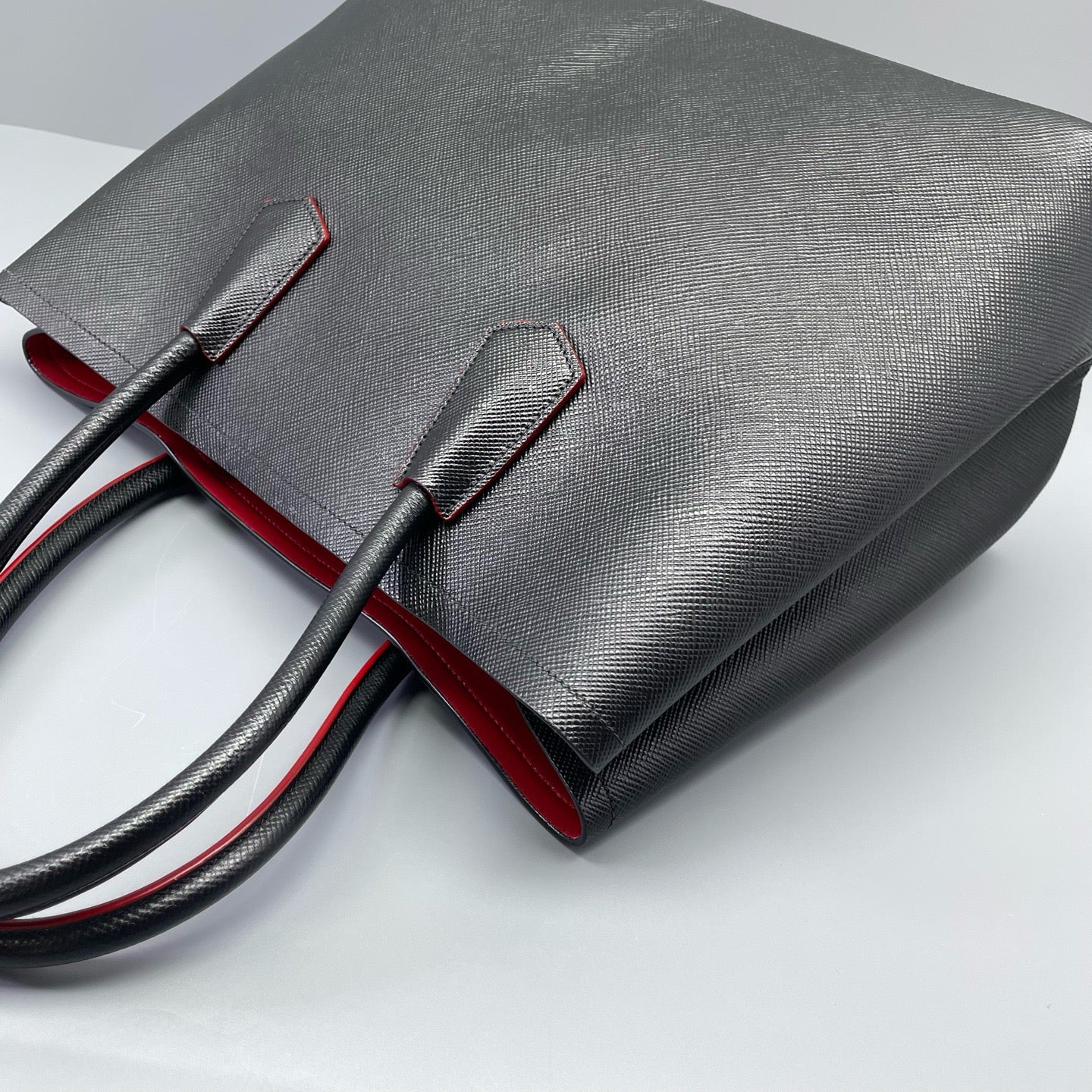 Prada - Double Bag - Saffiano leather - Black - (Medium)