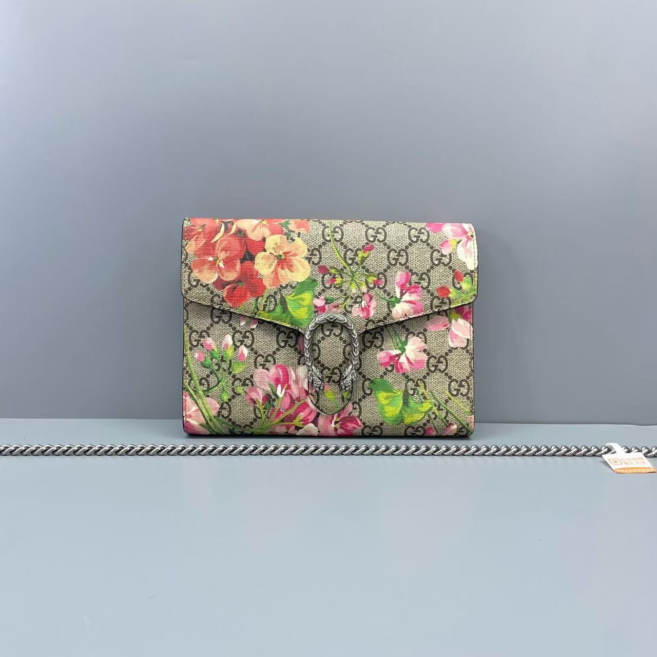 Gucci - Dionysus Wallet on Chain (WOC) - GG Supreme canvas and leather - Multicolour - (mini)