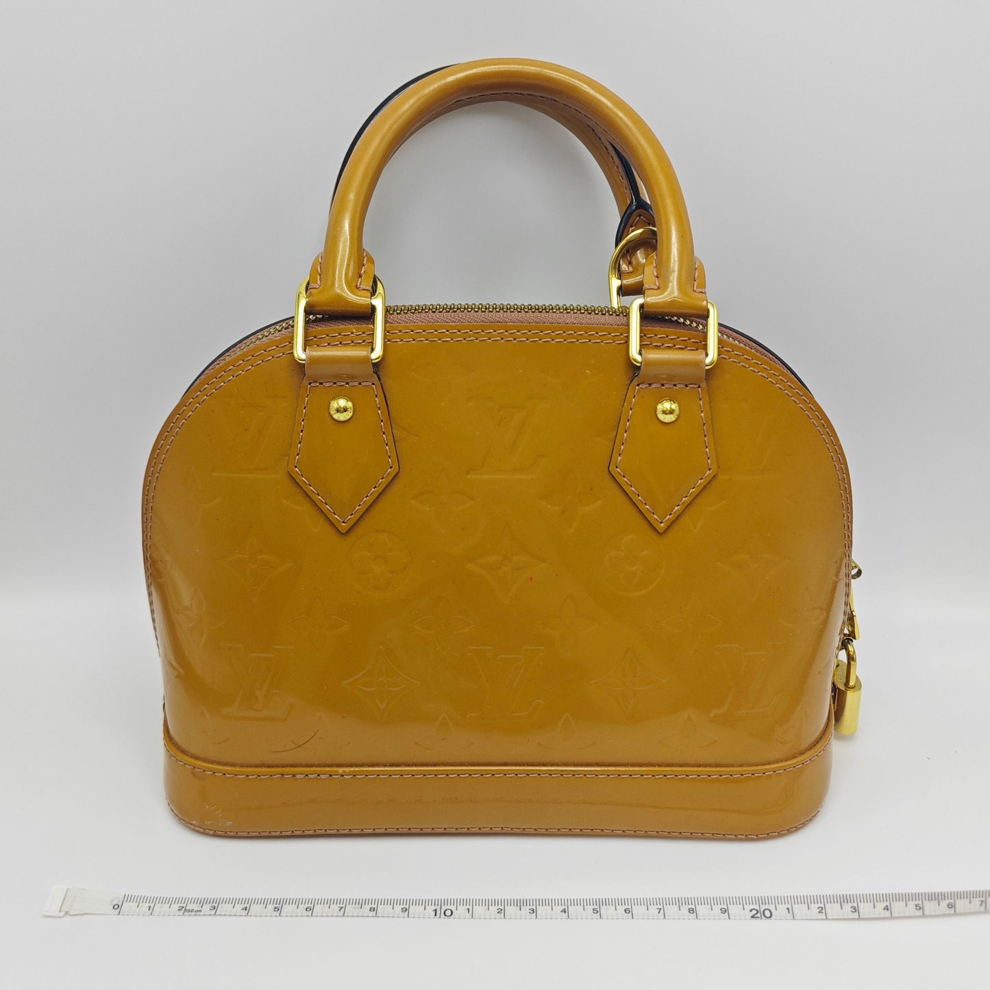 Louis Vuitton - Alma BB - Patent leather - Ginger Yellow - (mini)