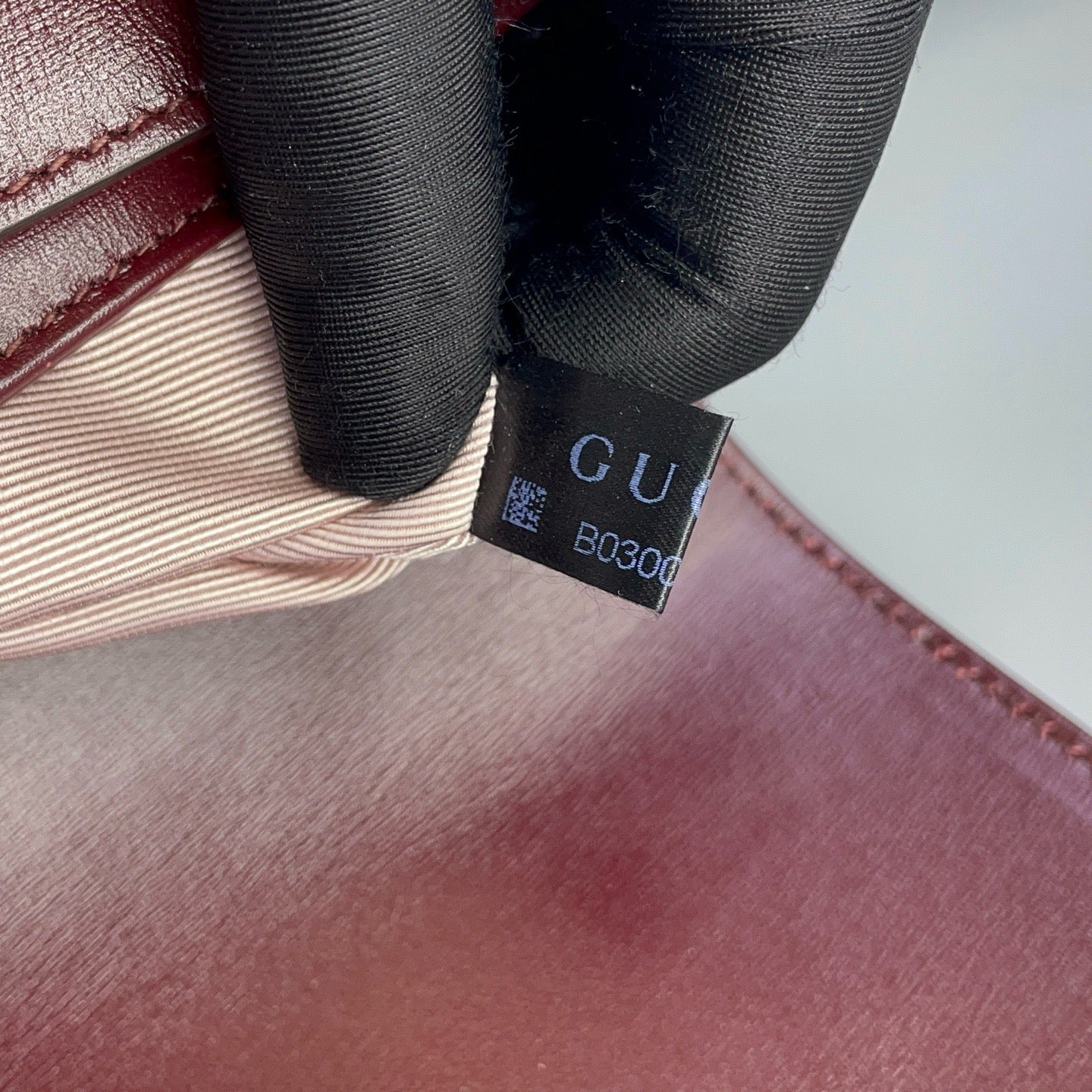 Gucci - Arli - Smooth leather - Burgundy - (small)