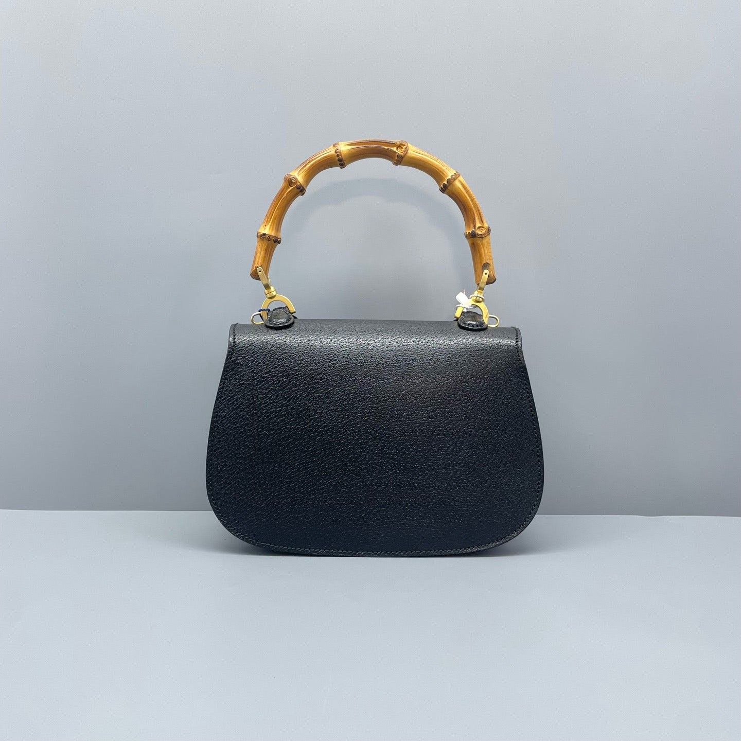 Gucci - Diana Bamboo Top Handle Shoulder Bag - Grained leather - Black - (mini)