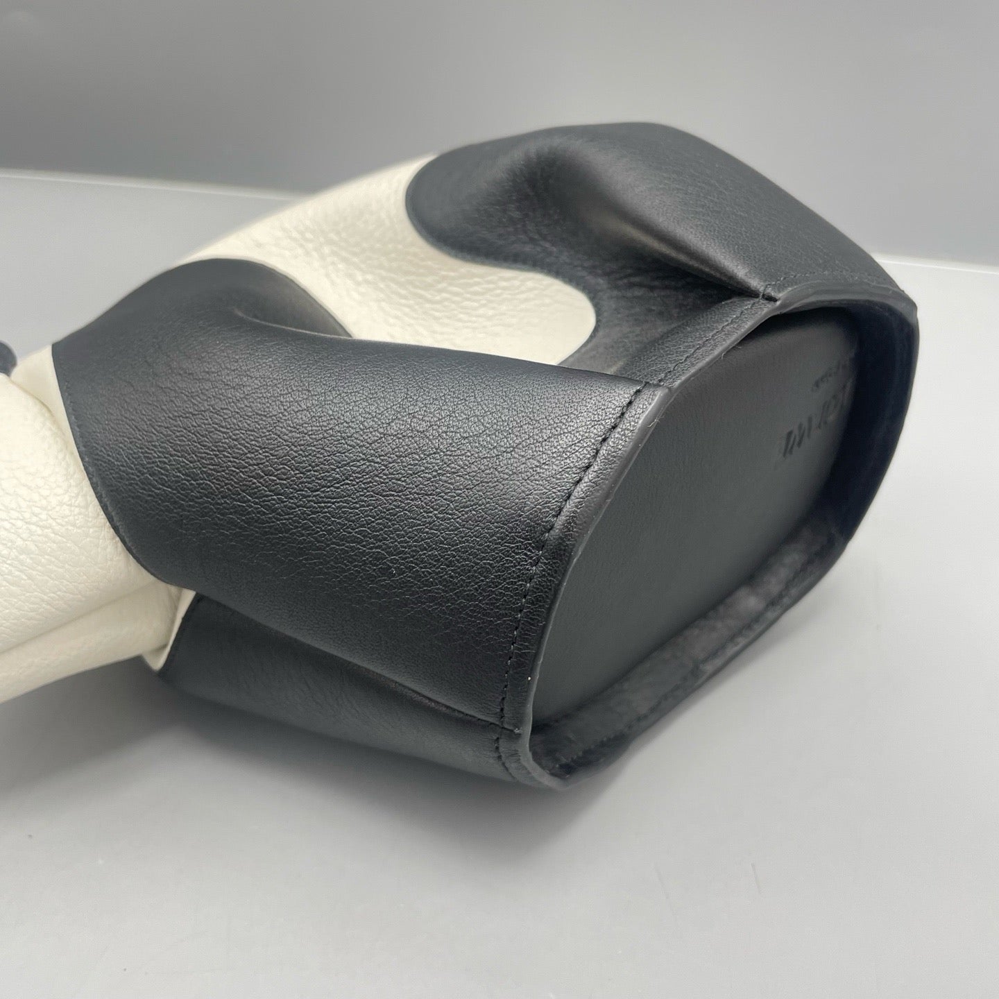 LOEWE - Panda Crossbody Bag - Pebbled leather - Black and White - (mini)