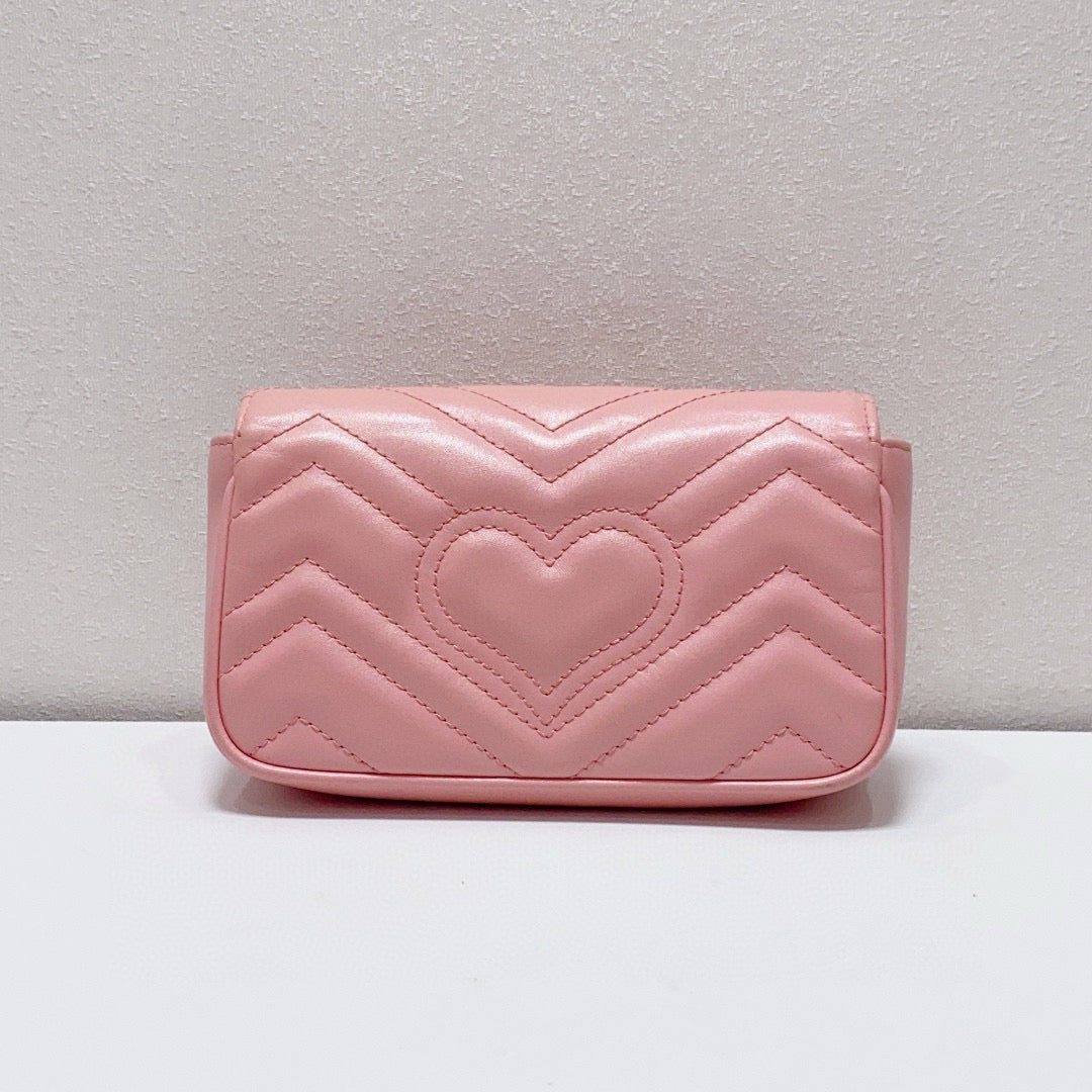 Gucci - Marmont Mini - Leather - Pink - (mini)
