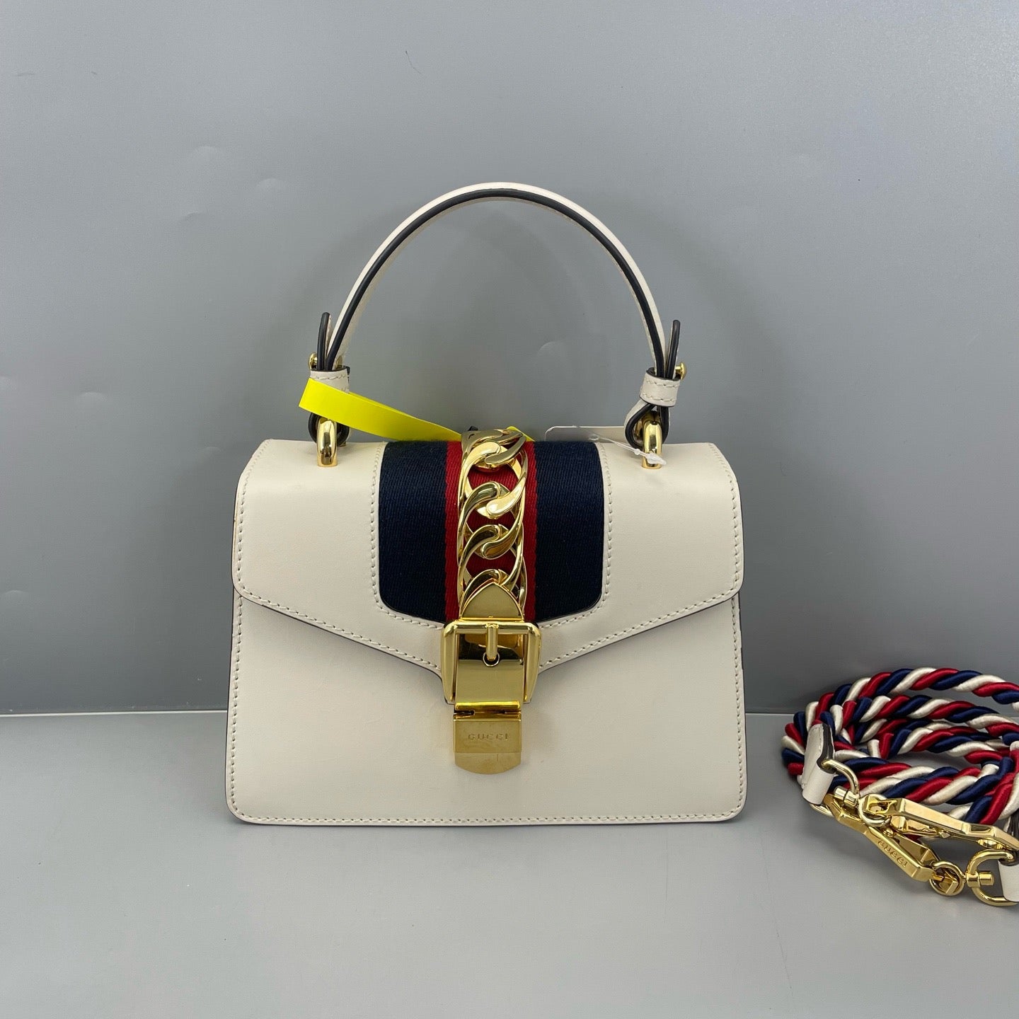 Gucci - Dionysus Small Top Handle Bag - Leather - White - (small)
