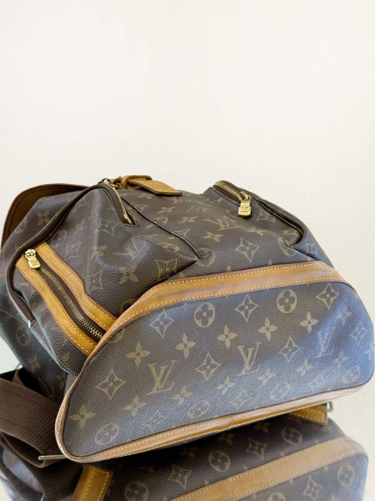 Louis Vuitton - Bosphore Backpack - Monogram canvas with Vachetta leather trim - Brown - (medium)