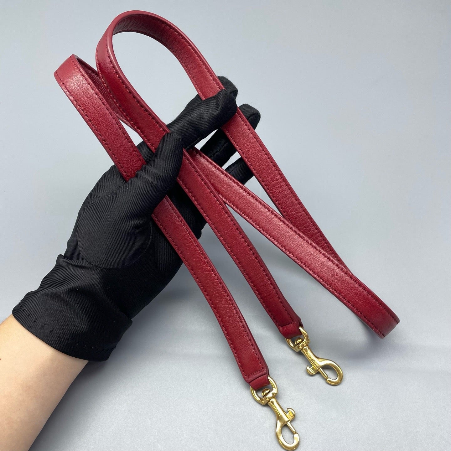 Saint Laurent - Sac de Jour Tote Bag - Leather - Burgundy - (medium)