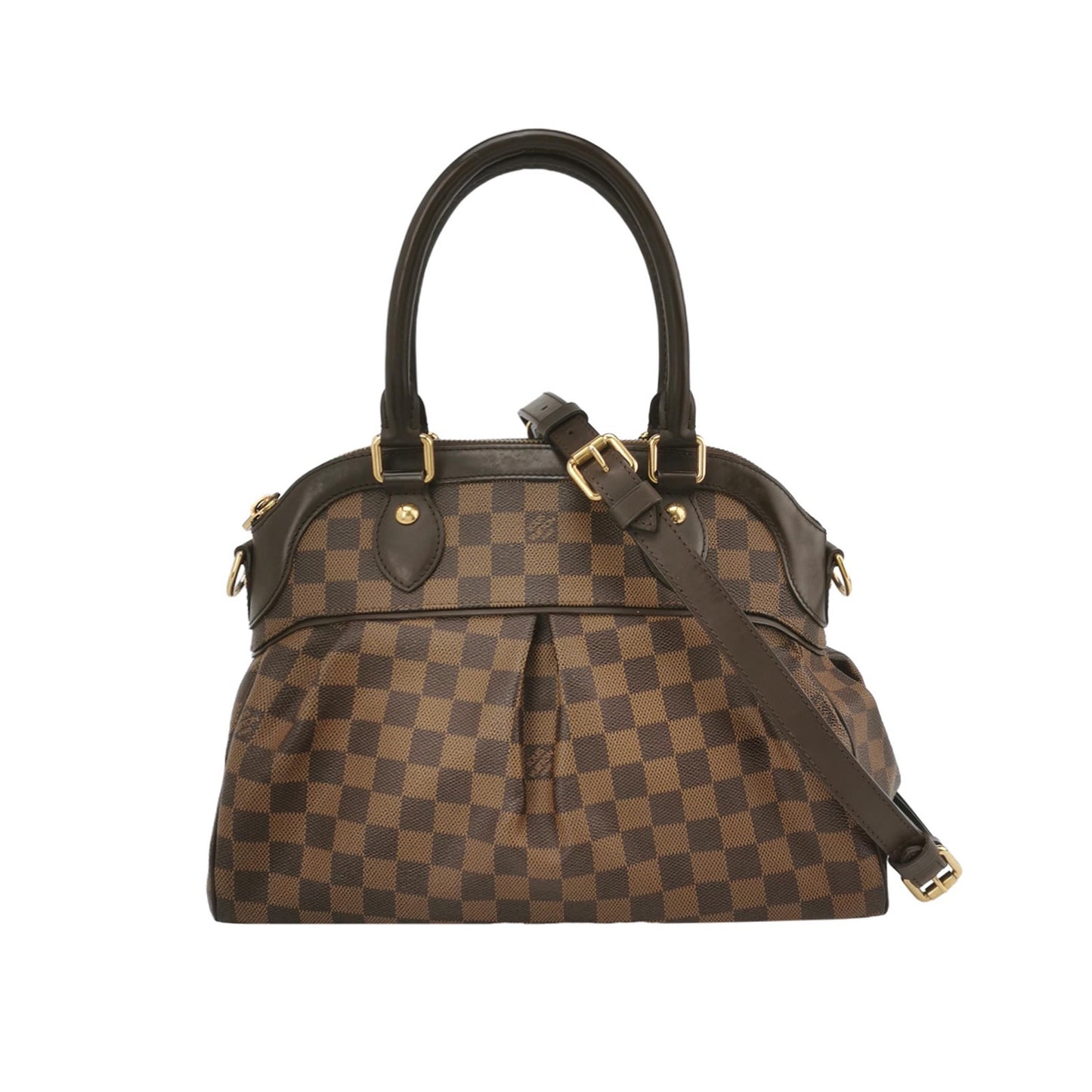 Louis Vuitton - Evora MM - Damier Ebene coated canvas with leather trim - Brown - (medium)