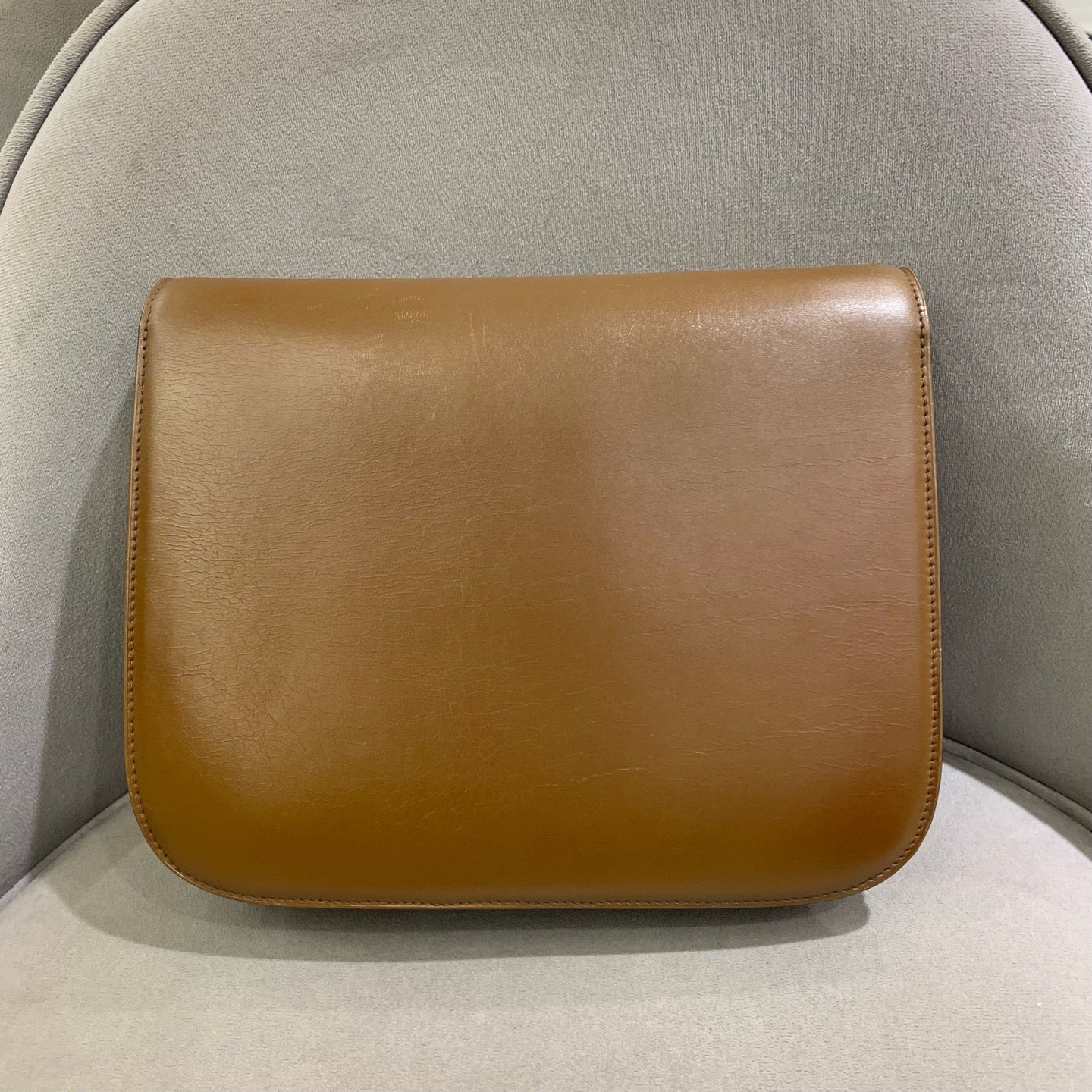Celine - Classic Box - Calfskin leather - Brown - (Medium)