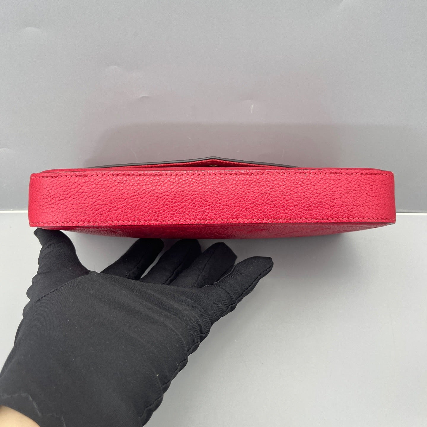 Louis Vuitton - Pochette Félicie - Empreinte Monogram leather - Red - (small)