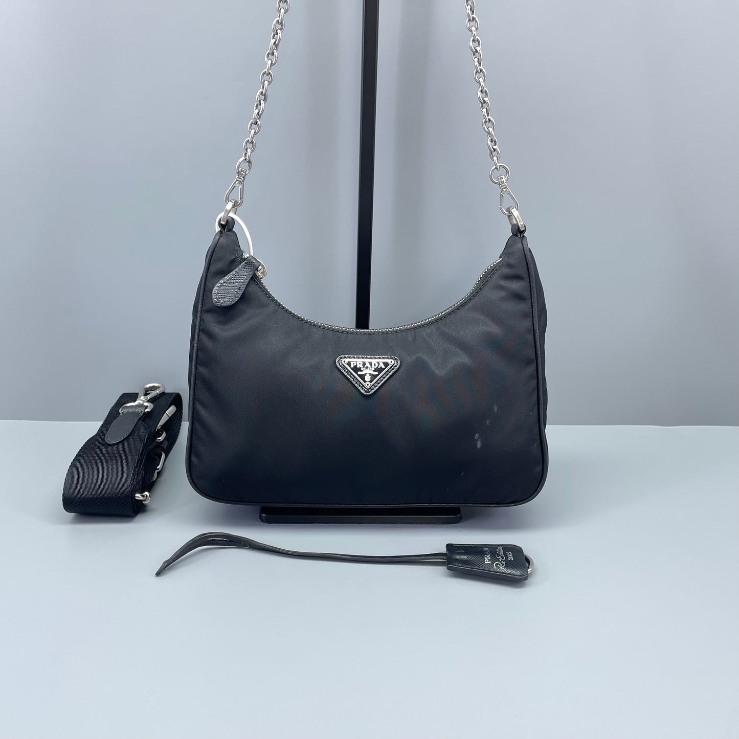 Prada - Re-Edition 2005 Shoulder Bag - Polyamide - Black - (mini)