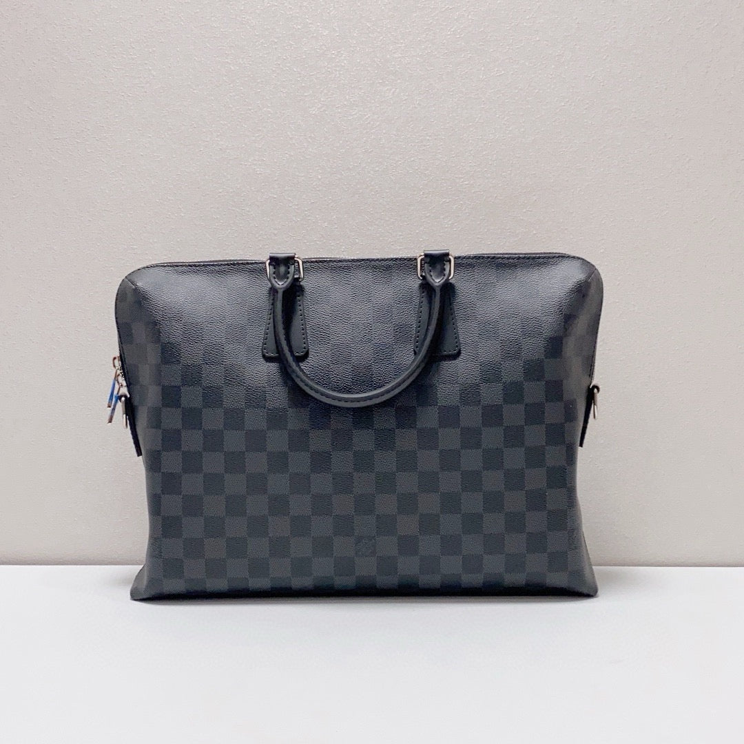 Louis Vuitton - Briefcase - Damier Graphite coated canvas with leather trim - Black - (large)